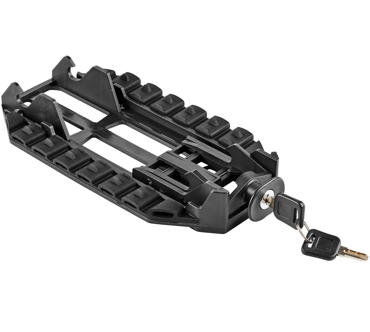 MonkeyLoad-T Adapterplatte für Fahrrad Gepäckträger Schwarz
