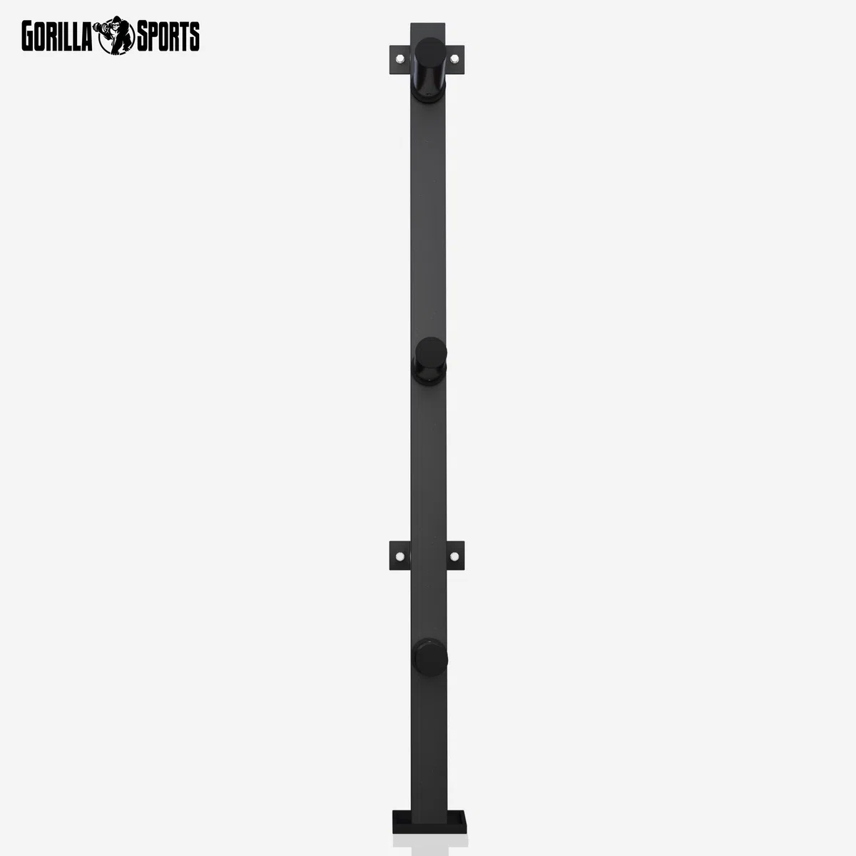 GORILLA SPORTS® Hantelscheibenständer - Hantelständer für Wandbefestigung, 3x30mm und 3x50mm Stangen, Max Belastbar 300kg - Hantelständer, Scheibenständer, Gewichteständer, Hantelbaum, Hantelablage
