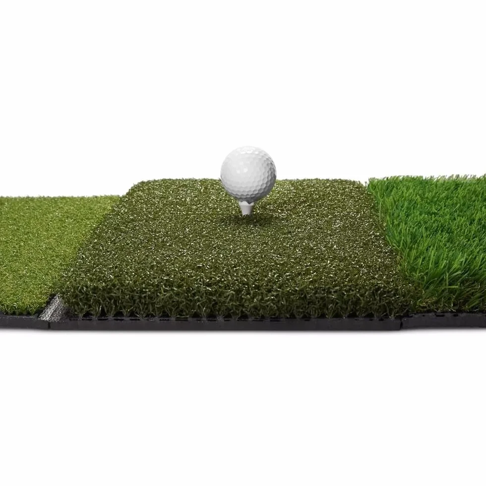 SKLZ Golf Übungsmatte, Spiel verbessern mit 3-Oberflächen-Design, robuste 63,5cm x 40,6cm Matte für Tee, Fairway, Rough - Ideal für Zuhause, Fähigkeiten verbessern, Handicap senken