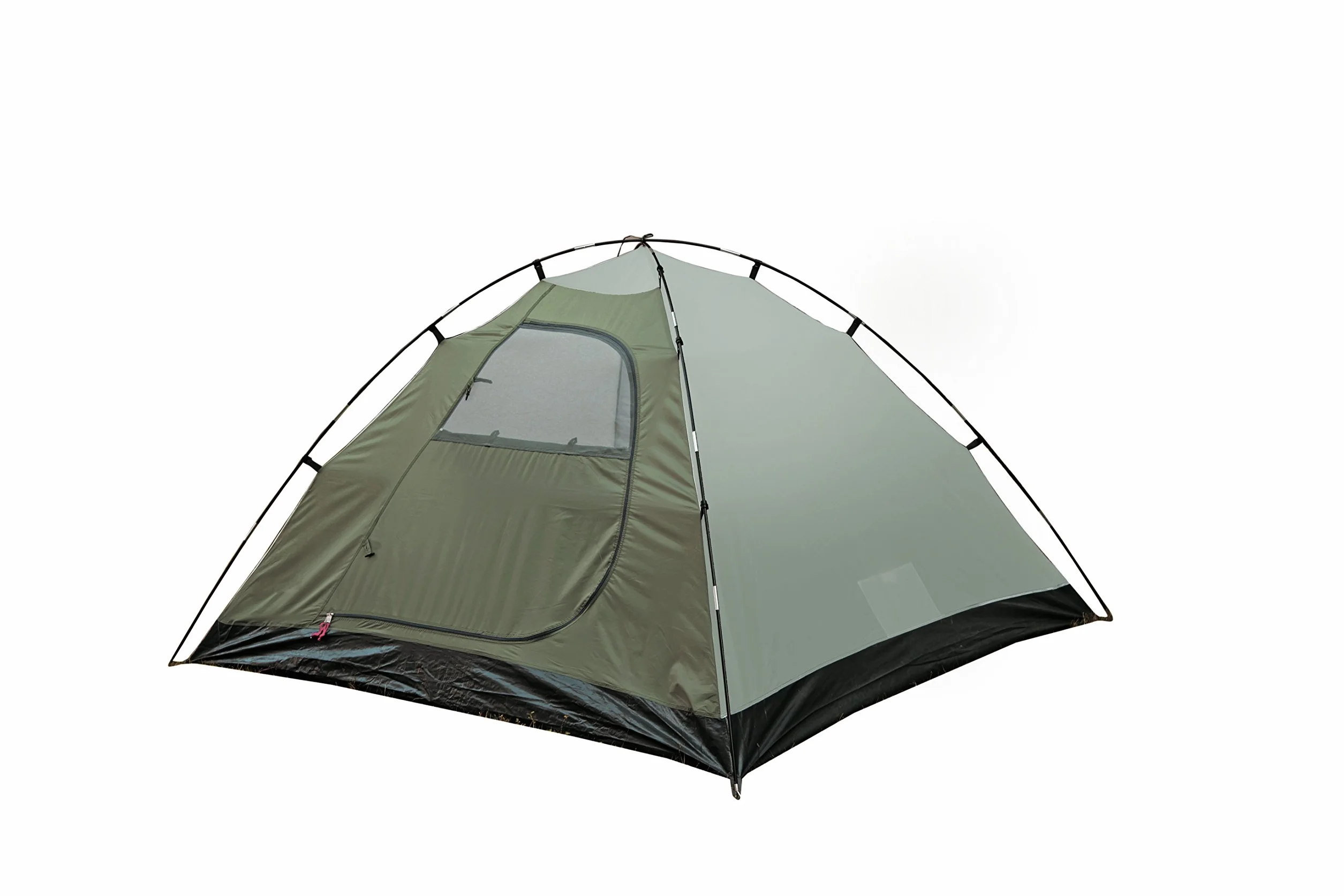 High Peak Kuppelzelt Nevada 3, Campingzelt mit Vorbau, Iglu-Zelt für 3 Personen, doppelwandig, wasserdicht, Ventilationssystem, Wetterschutz-Eingang, Moskitoschutz