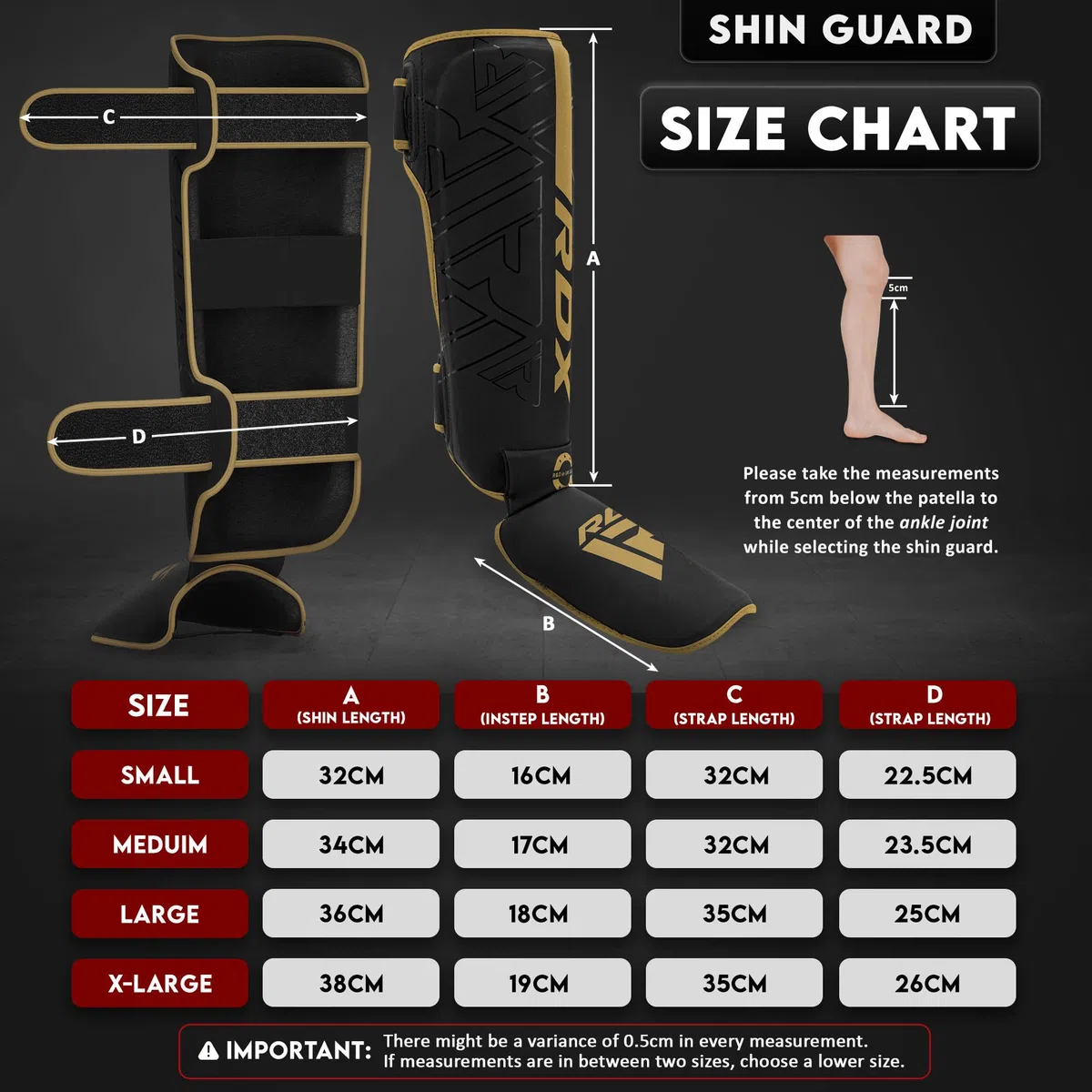 RDX Schutz für warmes Boxen, Thai, Kickboxen, Kampfsport, MMA, Training, Maya-Hide-Leder Kara, Schutz für Muay Thai, Krav, MAGA, Sparring, BJJ, Karate und Kampftraining, Fußschutz