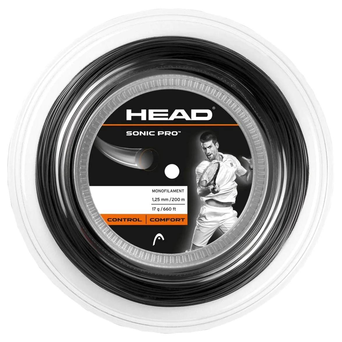 HEAD Sonic Pro Reel Schlägersaite, Mehrfarbig