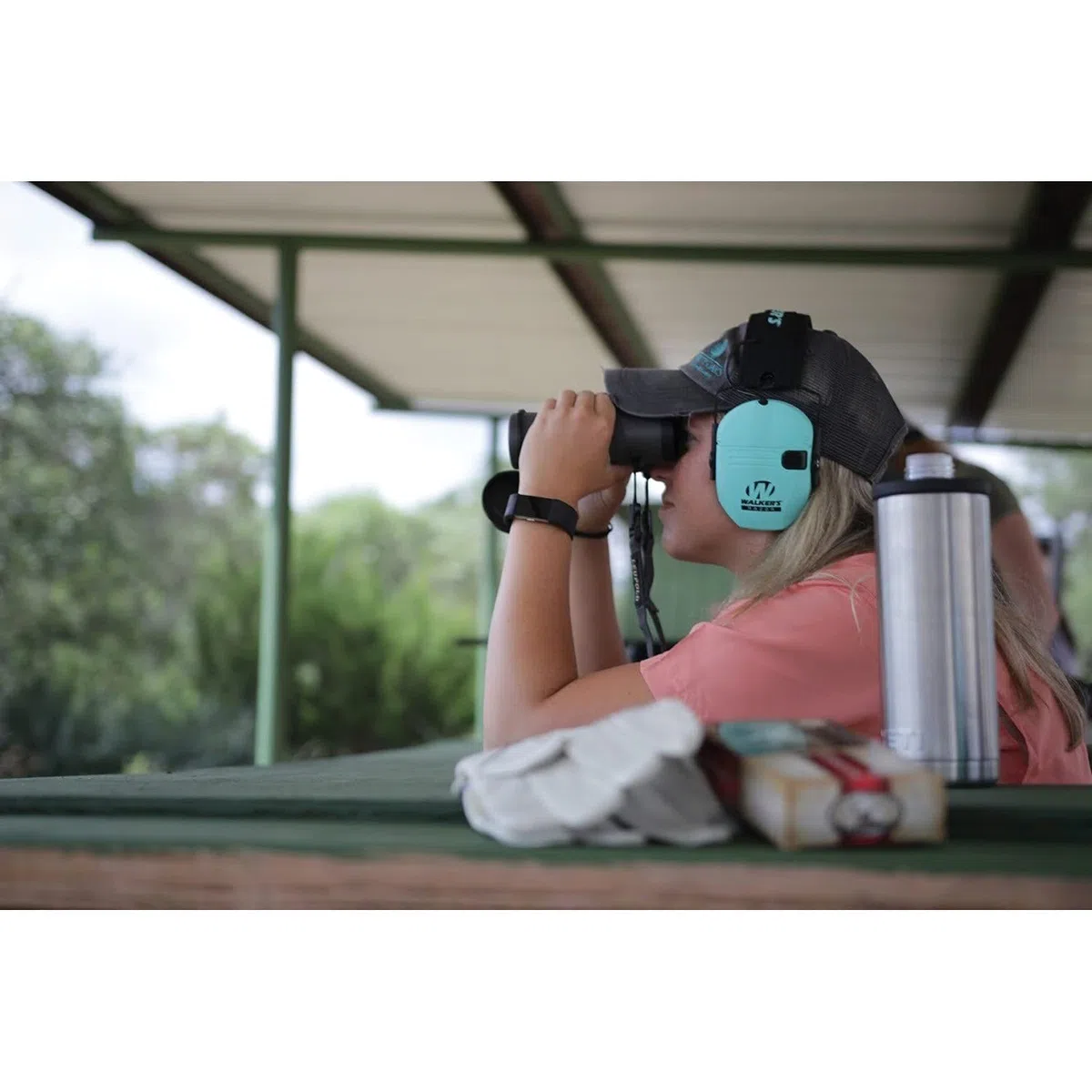 Walker's Game Ear Razor Slim Electronic Muff, Unisex-Erwachsene, Walker Razor, Light Teal