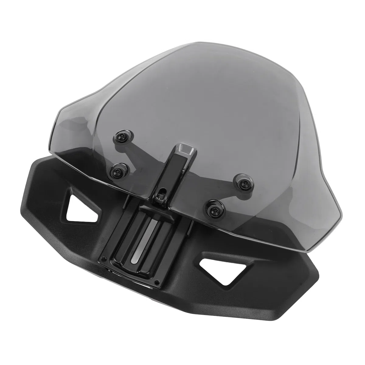 Einstellbare Windschutzscheibe 219401032, Maximale Auswirkung, Komfort, Einfache Installation, Anpassungen für Ryker 600, Ryker 900, Ryker Rally mit PC -Material (Grau)