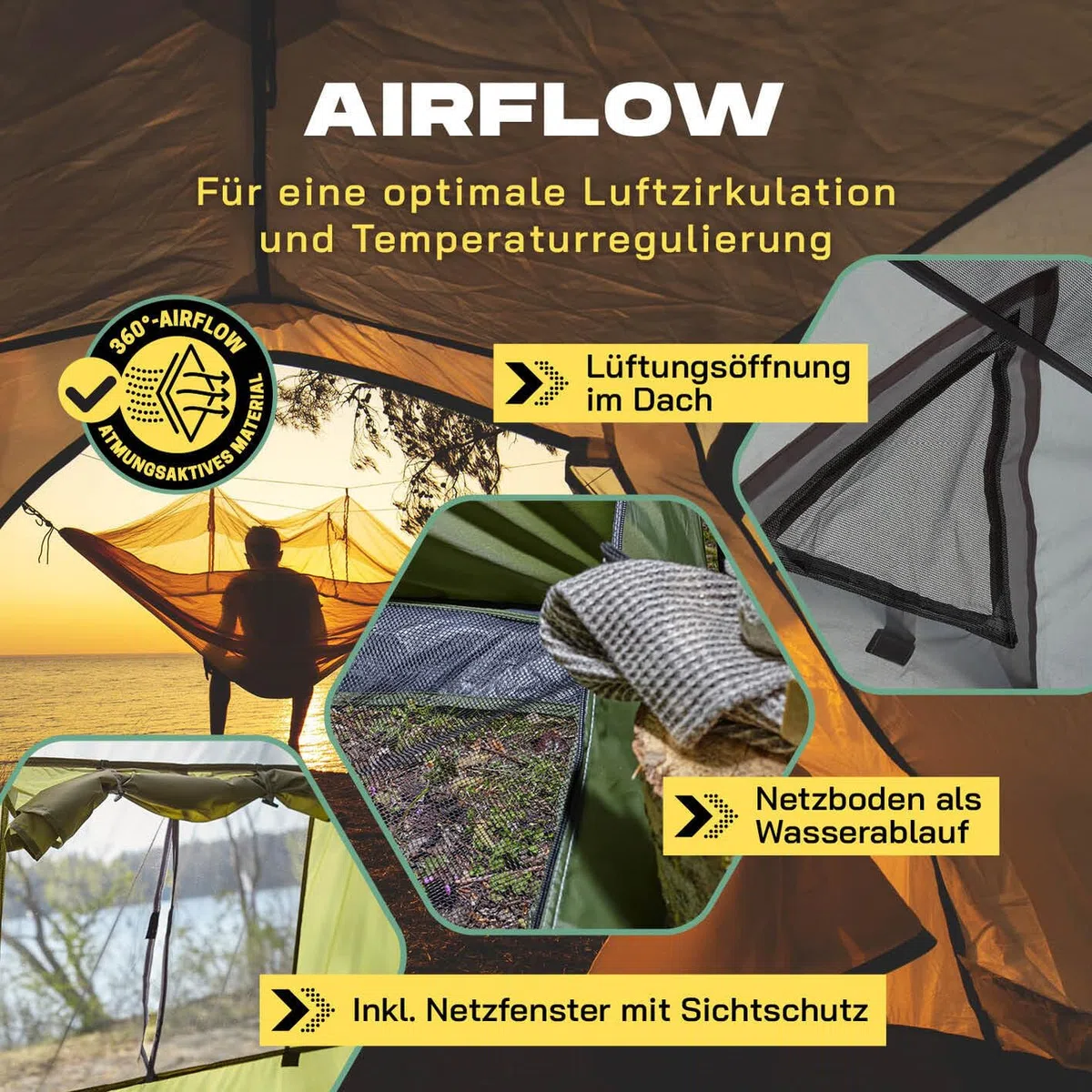 Lumaland Premium Duschzelt | Toilettenzelt für Indoor & Outdoor | Mobiles Umkleidezelt & Lagerzelt | Zelt für Tierfotografie | Ideal zum Campen, Festival & zum Angeln | Wasserdicht & Windfest [Grün]