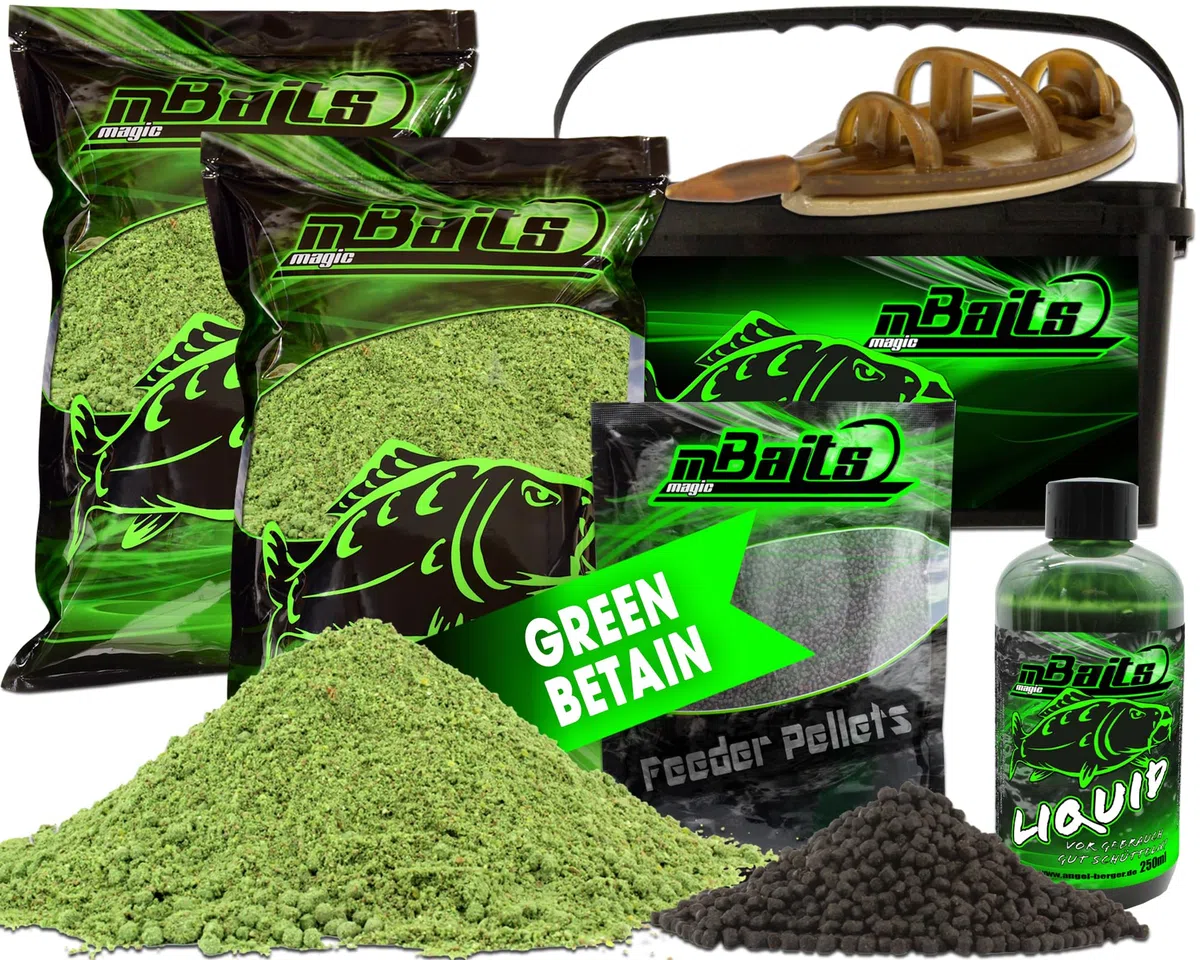 Angel-Berger Magic Baits Method Feeder Futterset Groundbait Liquid Pellets Futterkorb Futtermittel