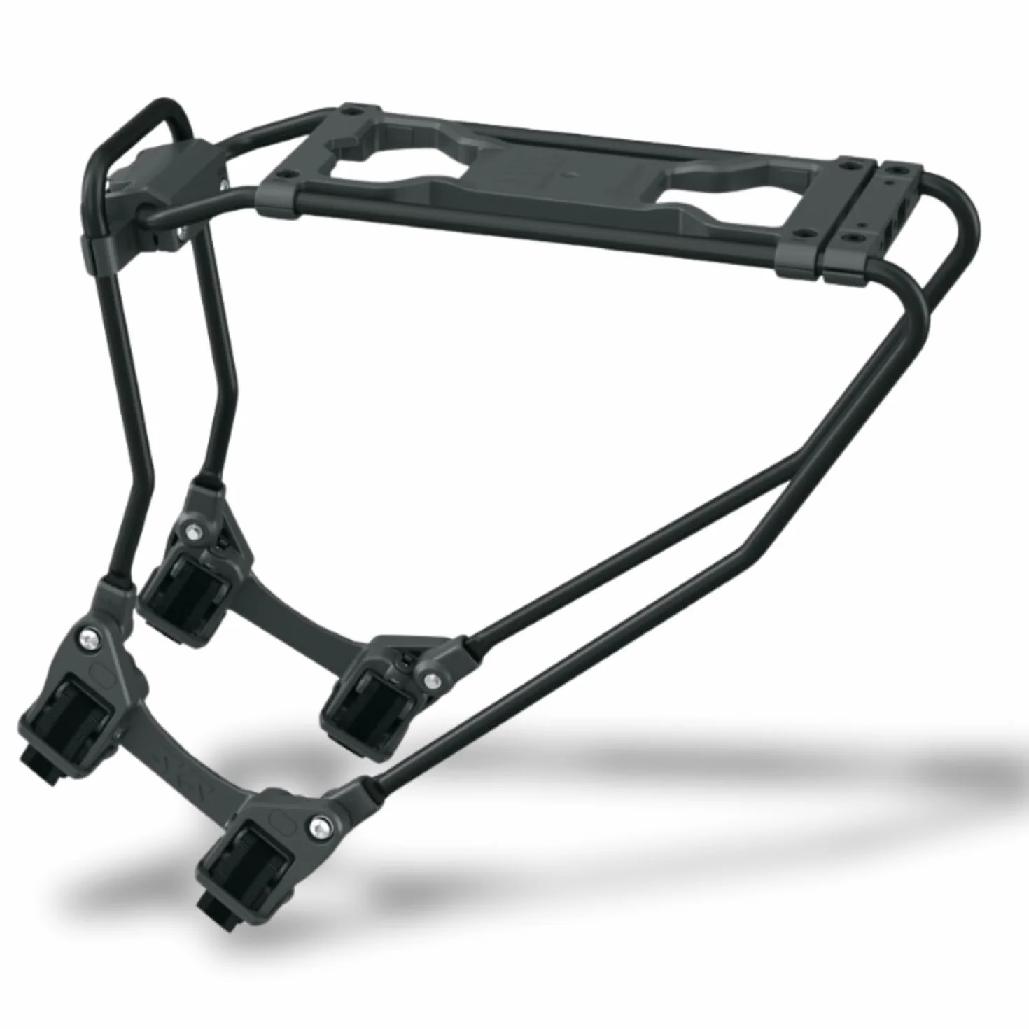 SKS GERMANY Infinity UNIVERSAL MIK Gepäckträger (Fahrradzubehör zum Nachrüsten für Fast jedes Fahrrad, Verstellmechanismus und Schnellspannsystem, Aluminium, mit MIK-Klicksystem), schwarz