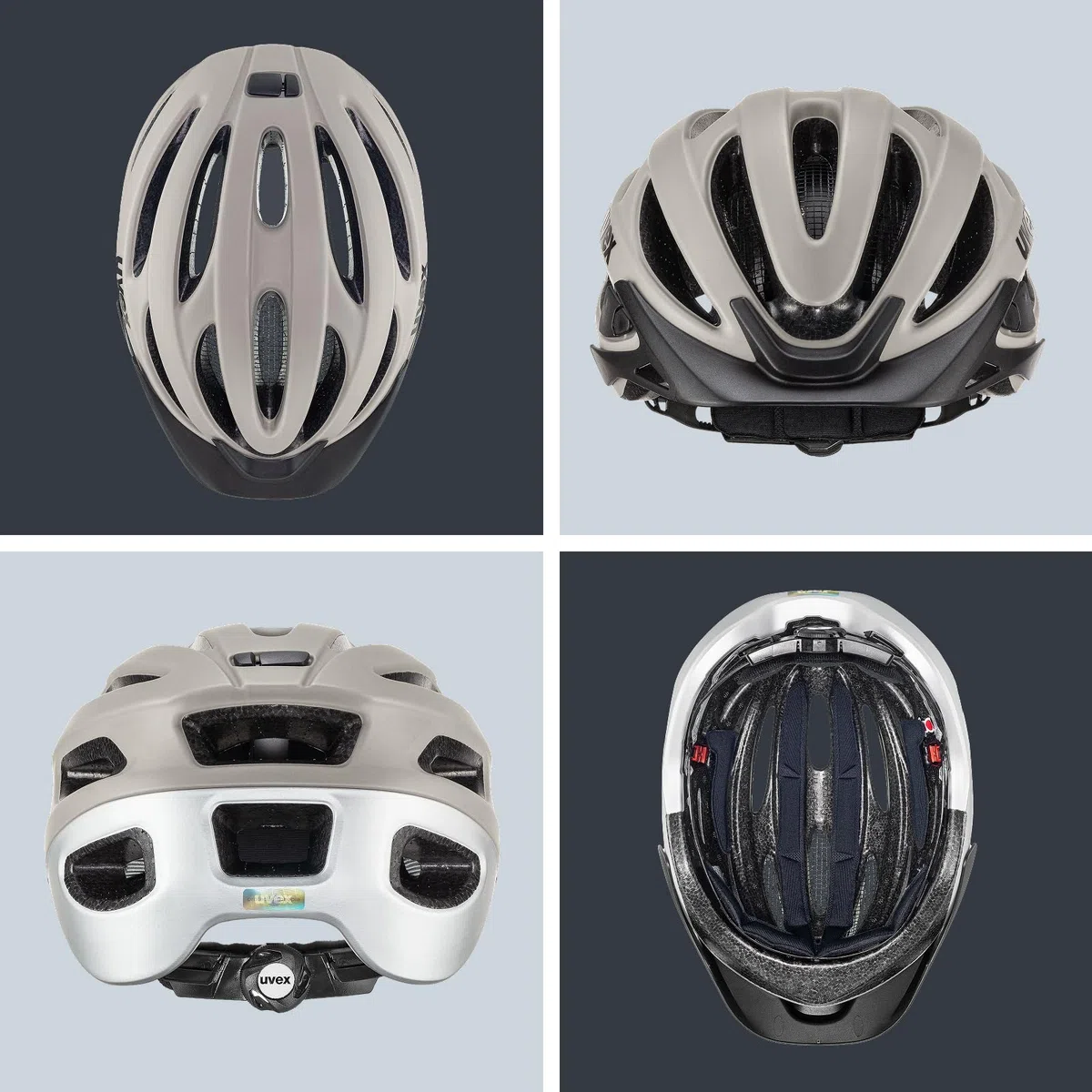 uvex True cc - Leichter Fahrradhelm für Damen und Herren - individuelle Größenanpassung - erweiterbar mit LED-Licht