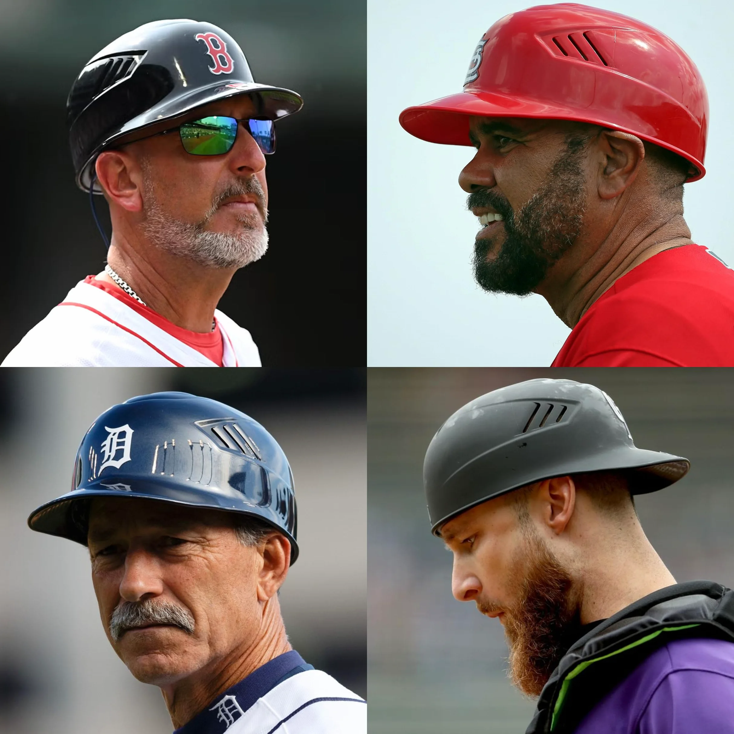 Rawlings Coolflo Base Coach-Helm, matt, Totenkopfkappe, Verschiedene Größen/Stile
