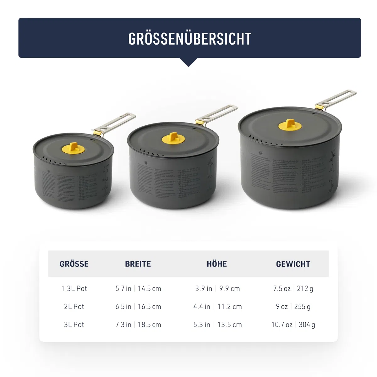 SEA TO SUMMIT - Frontier Pot 3L - Ultraleichter Campingtopf - 3 Personen - Kochtopf mit Antihaftbeschichtung + Siebdeckel - Kompaktes Design - aus harteloxiertem Aluminium - 304 g