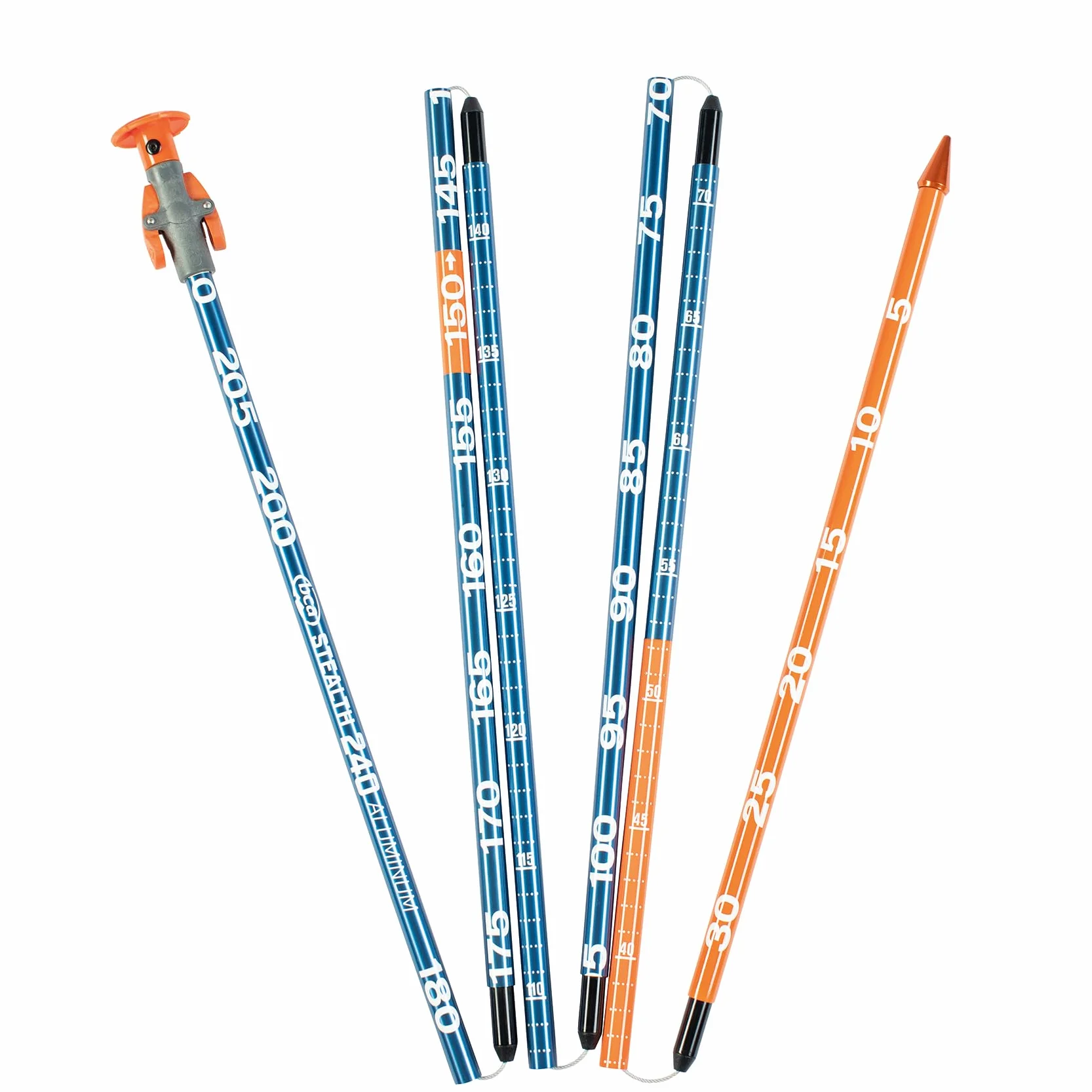 K2 BCA Lawinensonde Stealth 240, Blue, 23E5000