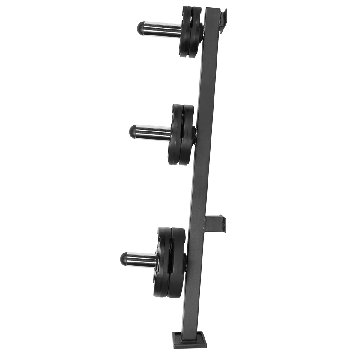 GORILLA SPORTS® Hantelscheibenständer - Hantelständer für Wandbefestigung, 3x30mm und 3x50mm Stangen, Max Belastbar 300kg - Hantelständer, Scheibenständer, Gewichteständer, Hantelbaum, Hantelablage