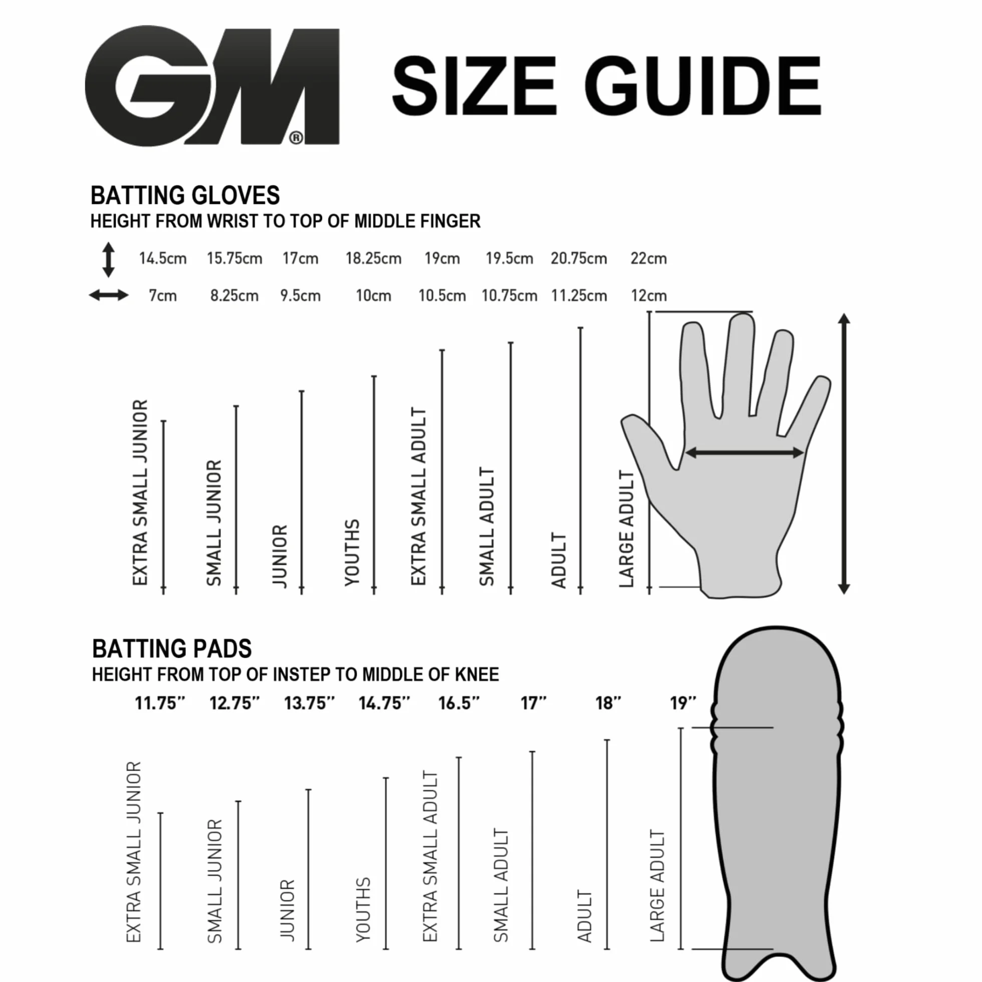 Gunn & Moore Diamond 606 Cricket-Schlaghandschuhe