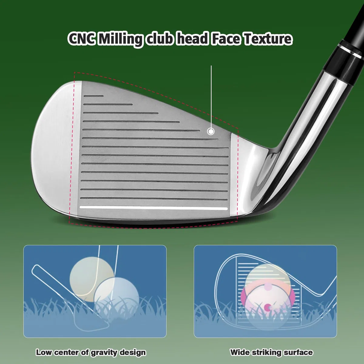 GM Golf Club Rio 2016 III Herren #7 Iron - Rechtshänder Einzelschläger für Anfänger Training und Wettkampf