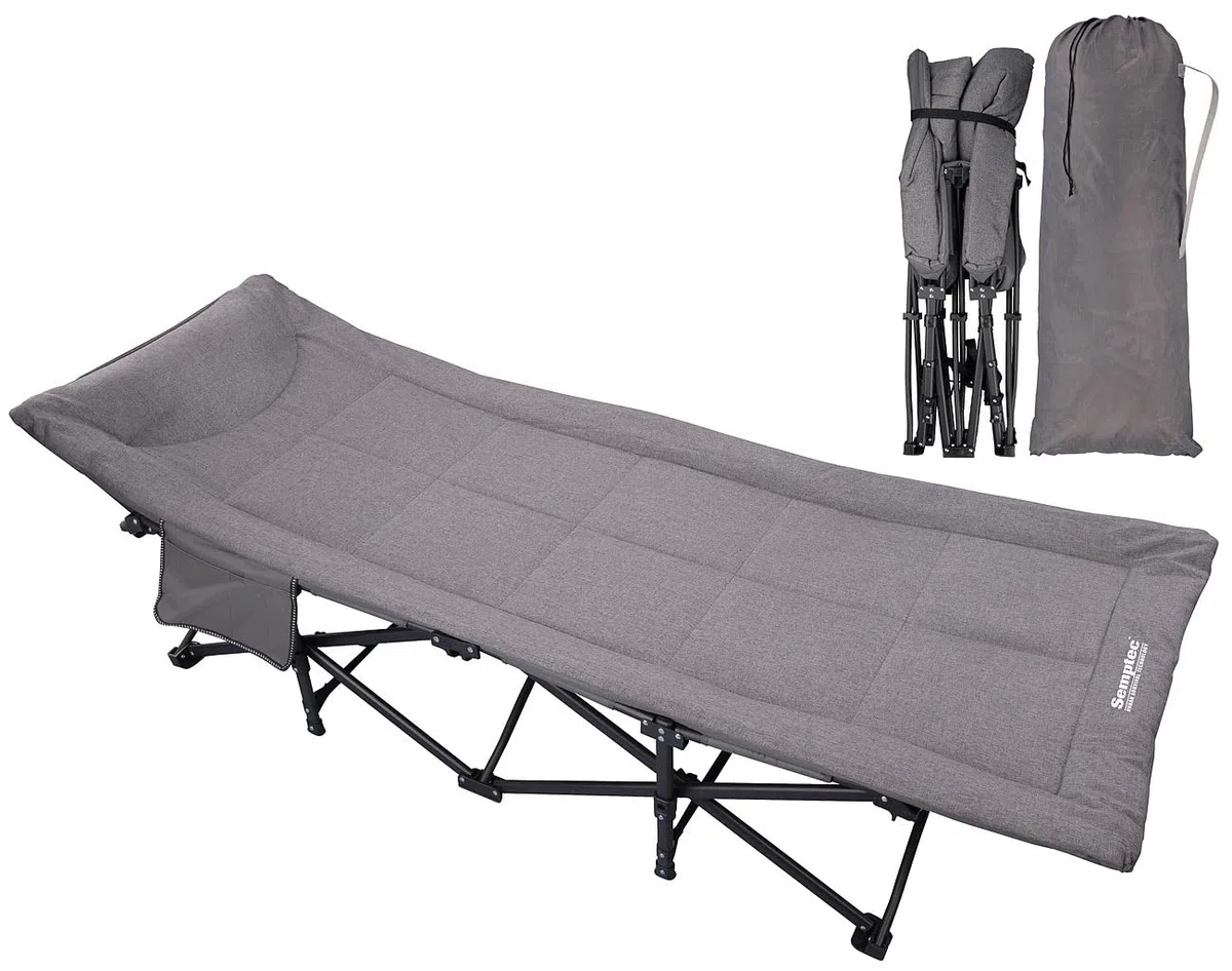 Semptec Urban Survival Technology Klappbares Camping- und Feldbett, bis 200 kg, für Indoor und Outdoor