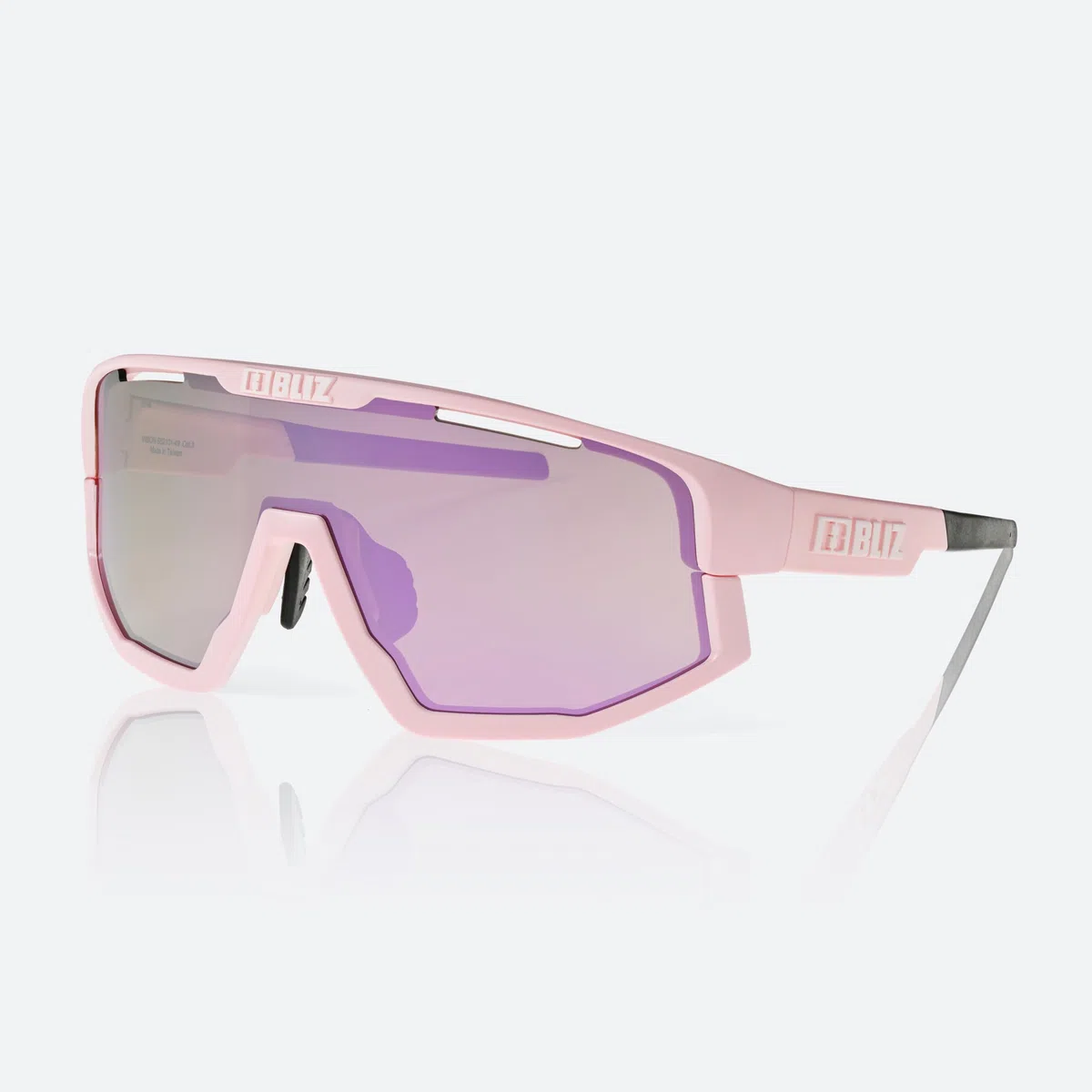 Bliz Vision Sonnenbrille Matt Powder Pink Brown Rose Multi