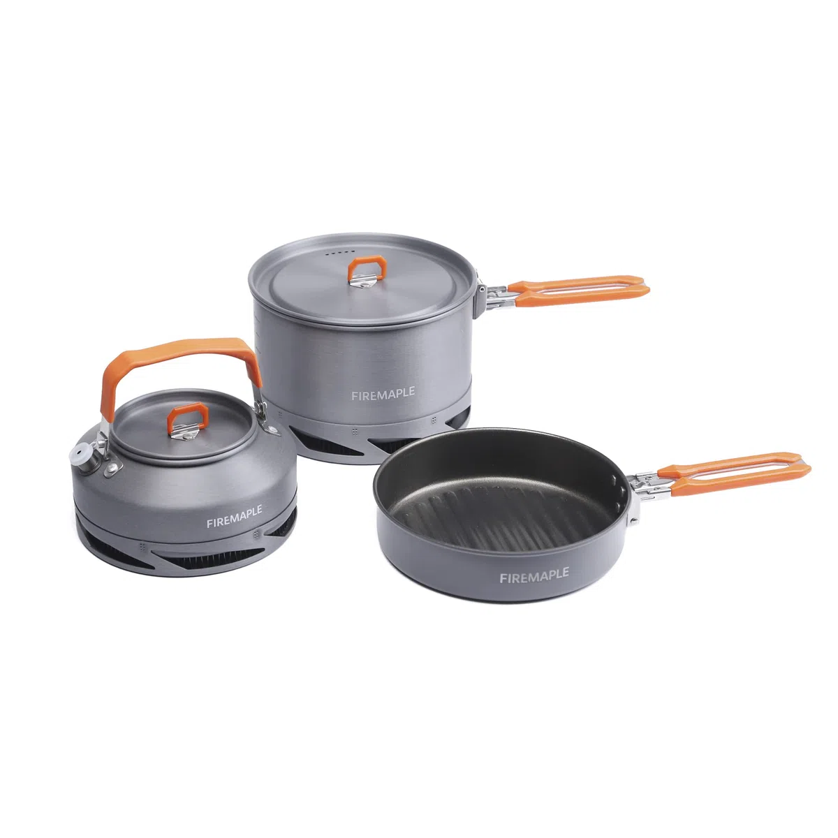Fire-Maple Feast Series Camping-Kochgeschirr-Set | Outdoor-Kochset mit Topf, Wasserkocher, Pfanne, Schalen und Spatel | Premium-Konstruktion | Ideales Chaos-Set für Rucksackreisen, Wandern, Auto-Camping und Notfall