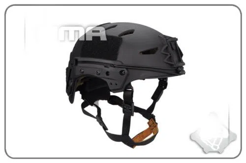 Generic Mikrofon FTP Bump Helm EX Softair Einfache System tb1044 schwarz/Desert/grau, TB1044-BK