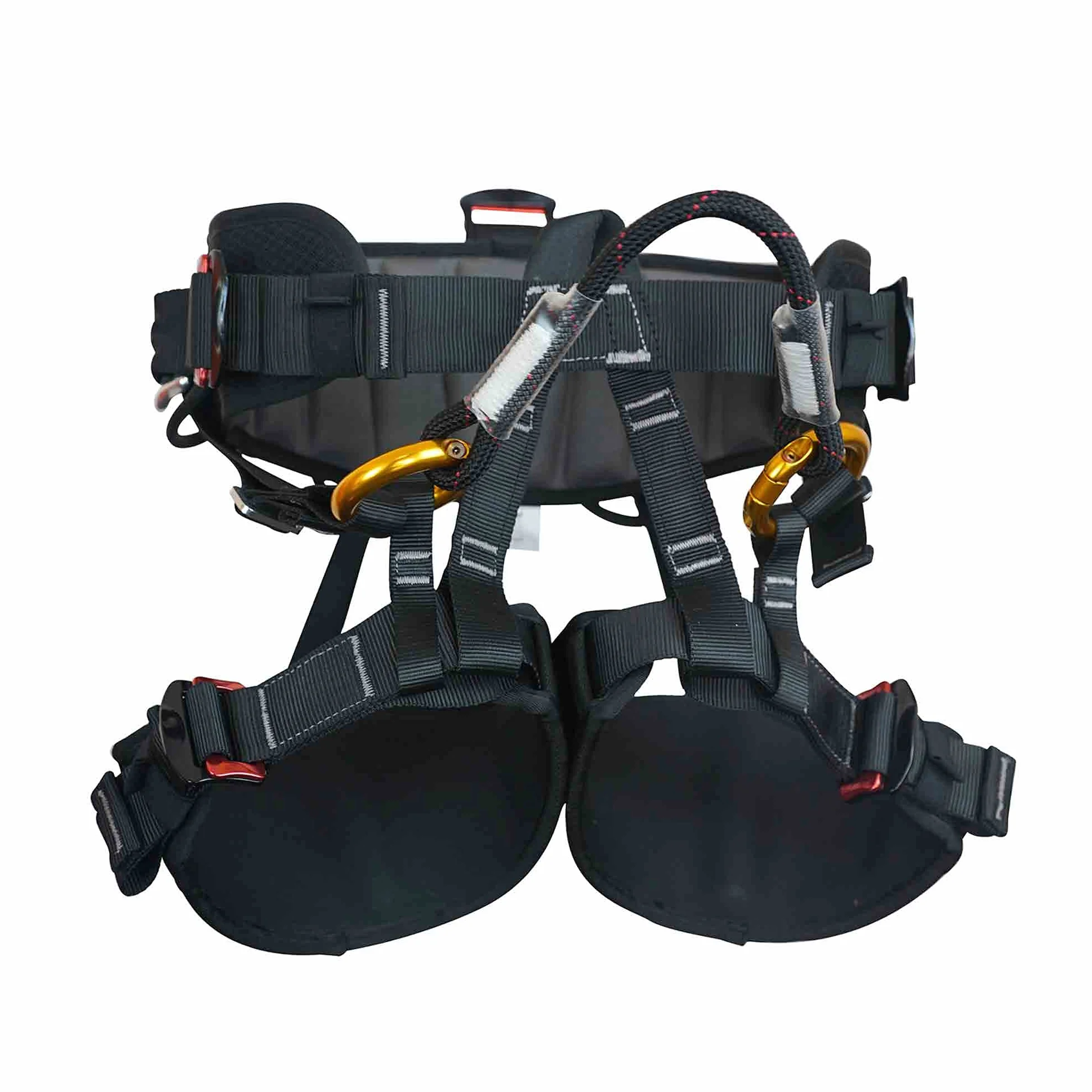 SOB Klettergurt Sicherheitsgurt Mehrzweck Taillenring 33.5-49.2 Zoll Beinring 23.6-29.5 Zoll CE-Zertifiziert