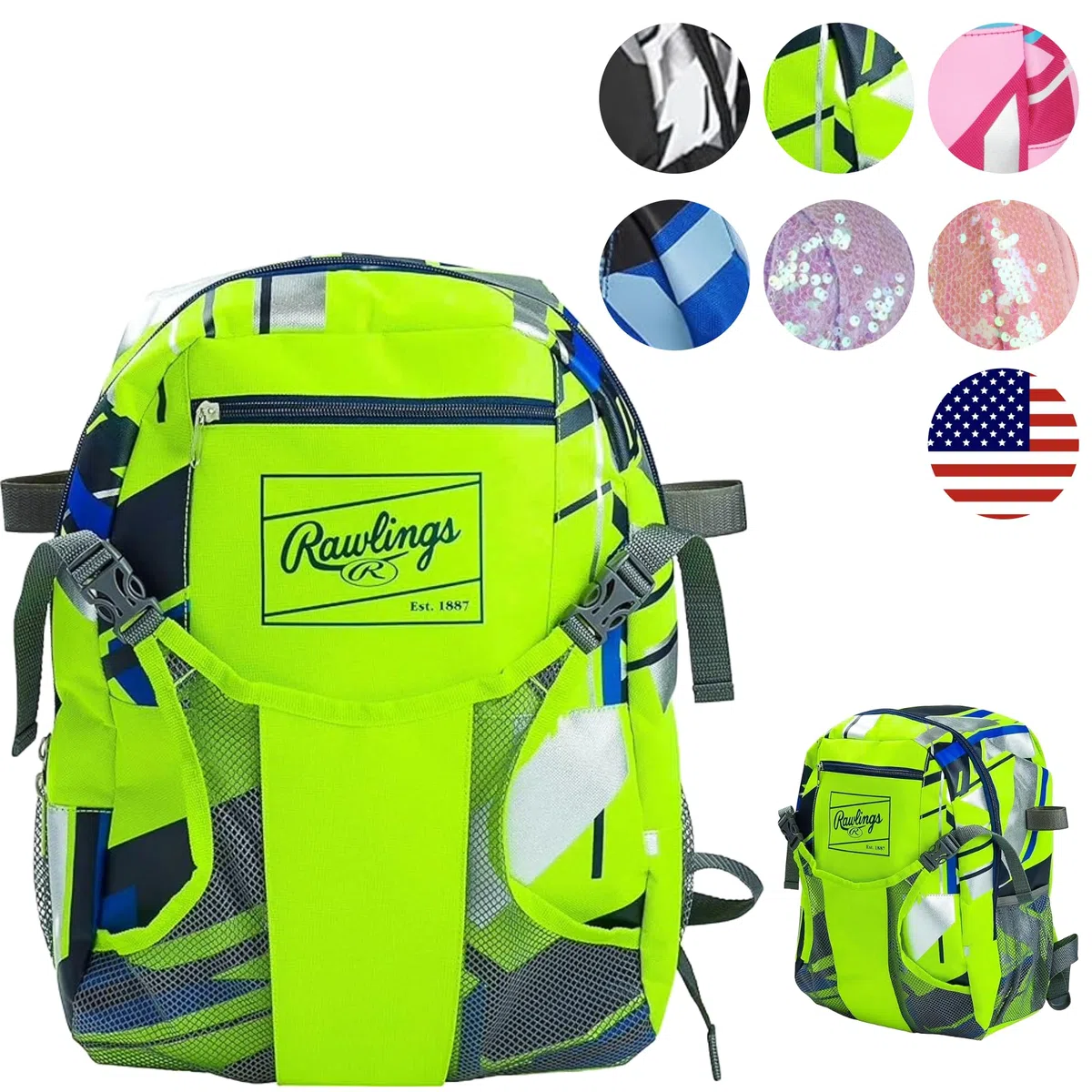 Rawlings Remix Baseball- und Softball-Ausrüstungstasche | T-Ball/Rec/Reise | Rucksack & Duffel Optionen