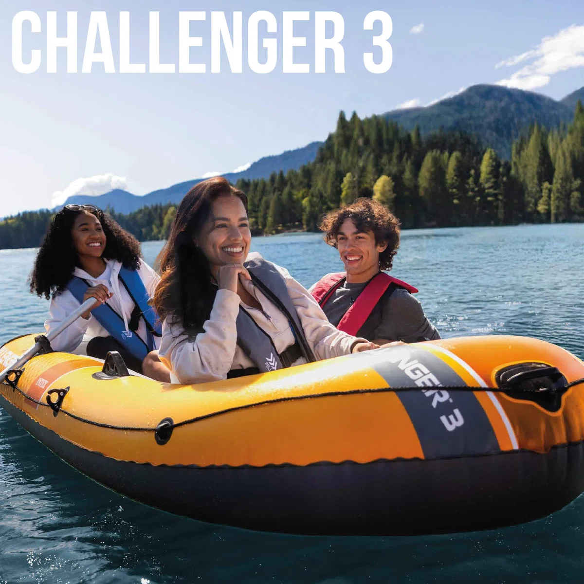 Intex Challenger 3 Boat Set 295 x 137 x 43 cm
