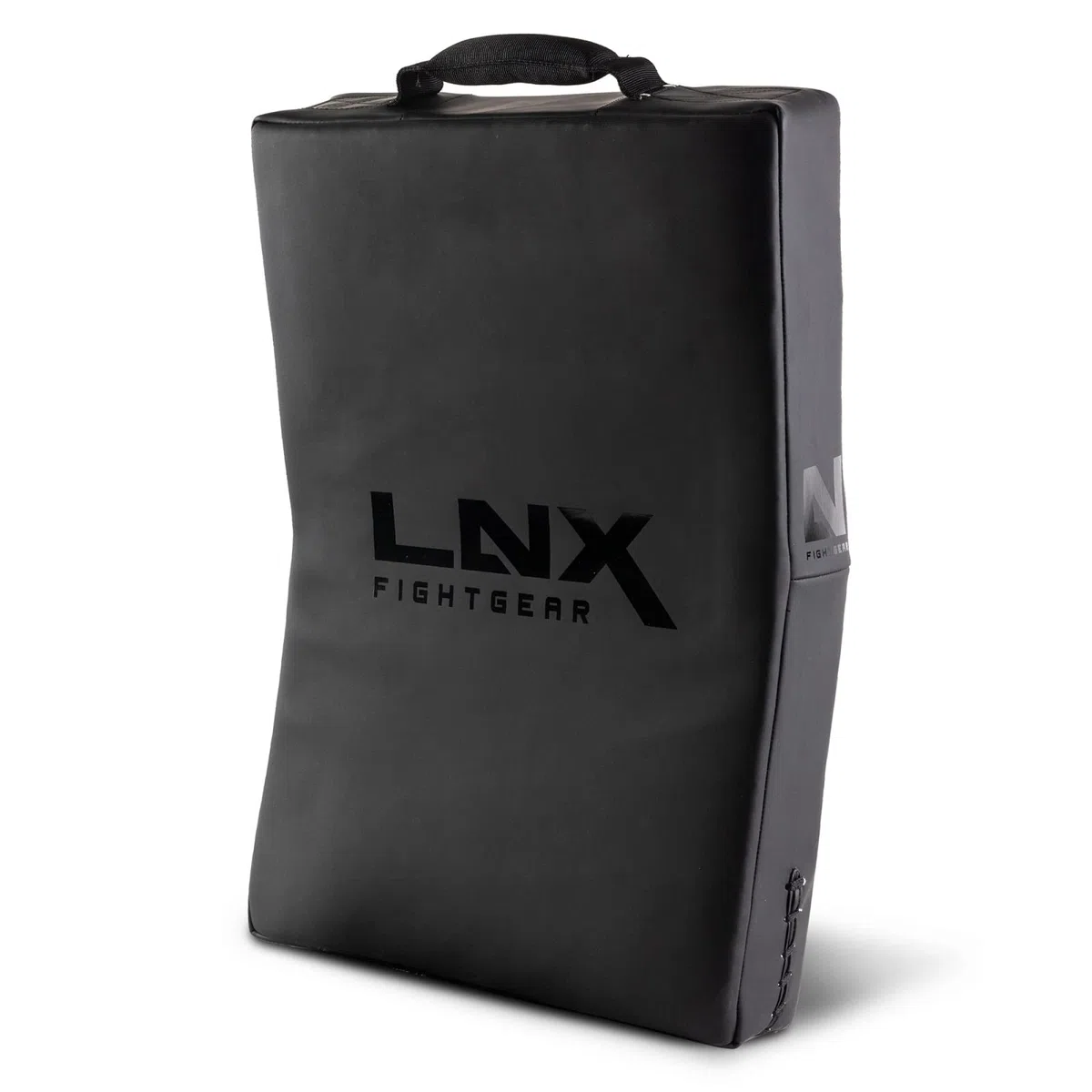 LNX Schlagpolster Pratze Ultimatte gebogen - Mattschwarz Ultimatte Black XL Stoßkissen Pratze für Kickbox- Muay Thai Training usw.