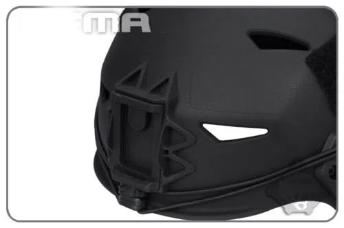 Generic Mikrofon FTP Bump Helm EX Softair Einfache System tb1044 schwarz/Desert/grau, TB1044-BK