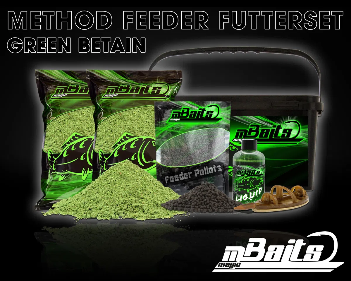 Angel-Berger Magic Baits Method Feeder Futterset Groundbait Liquid Pellets Futterkorb Futtermittel