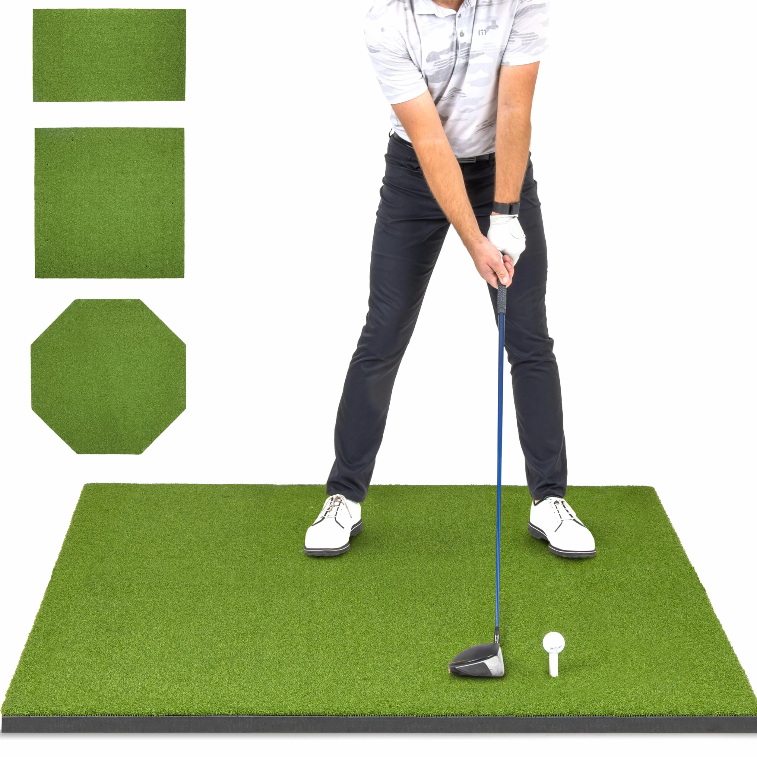GoSports PRO Golf Schlagmatten für Indoor/Outdoor Übung - Größe wählen - Turf Driving Range Matten für Golfsimulatoren und Übung