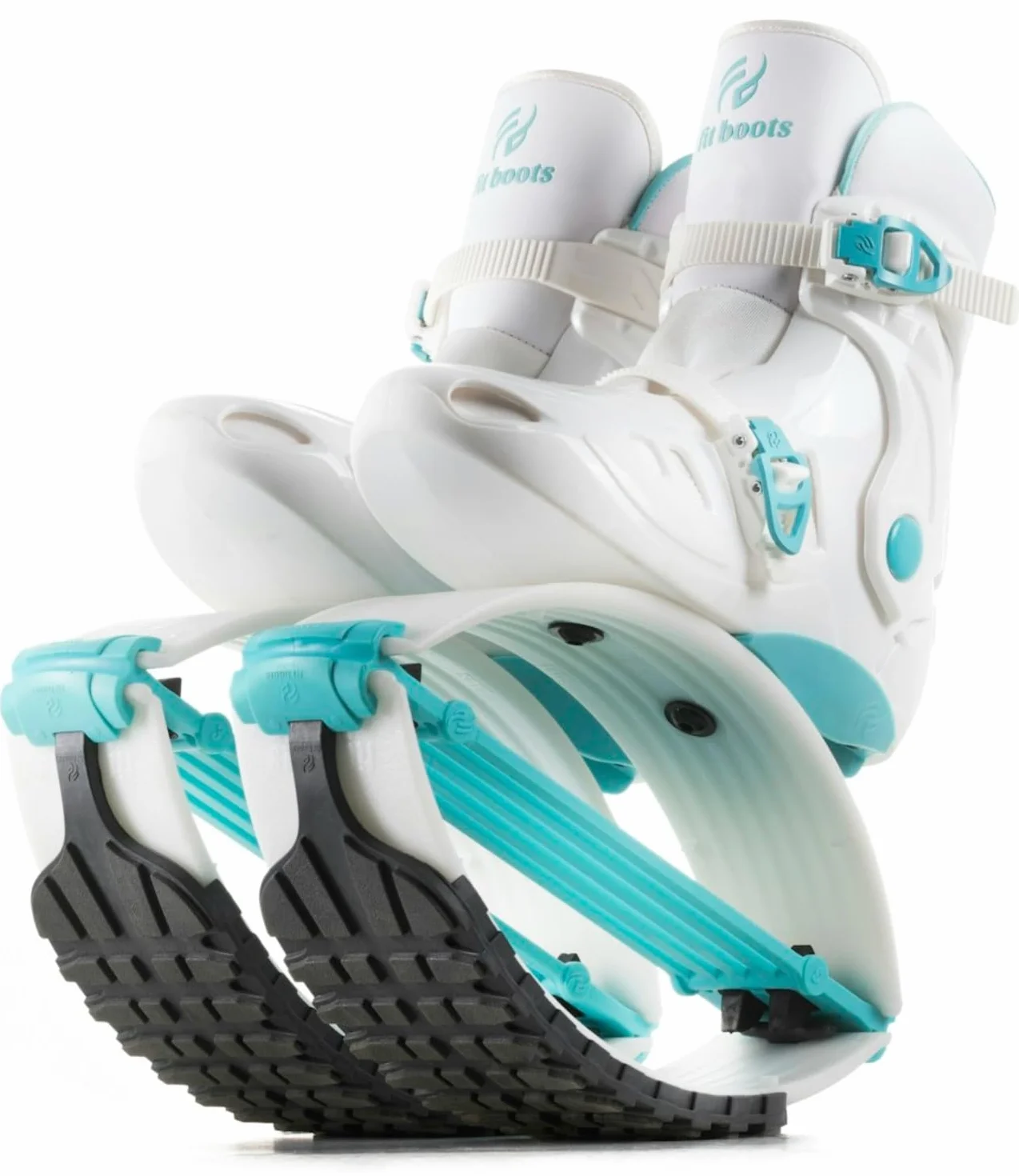 FIT BOOTS Jumping - Neue Generation von Jumping Schuhe Fitness, Originale Sprungschuhe Jumper & Moon Shoes der Internationalen FitBoots Community, die Dein Workout Revolutionieren (Aqua)