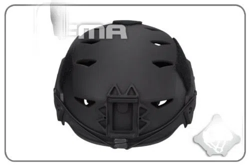 Generic Mikrofon FTP Bump Helm EX Softair Einfache System tb1044 schwarz/Desert/grau, TB1044-BK