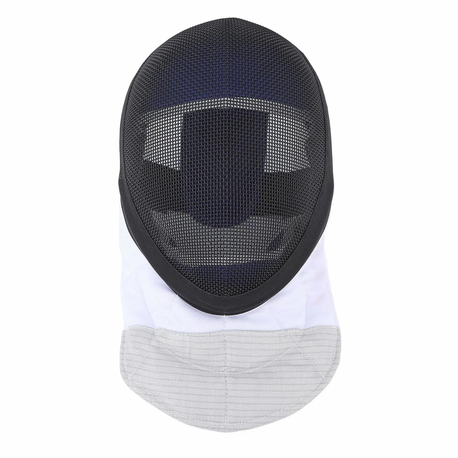 Tbest Fechthelmmaske, Fechtsportmaske Fechtschutzhelm mit Gepolstertem Latz für Tägliches Training und Wettkampf, Schwarz (M)