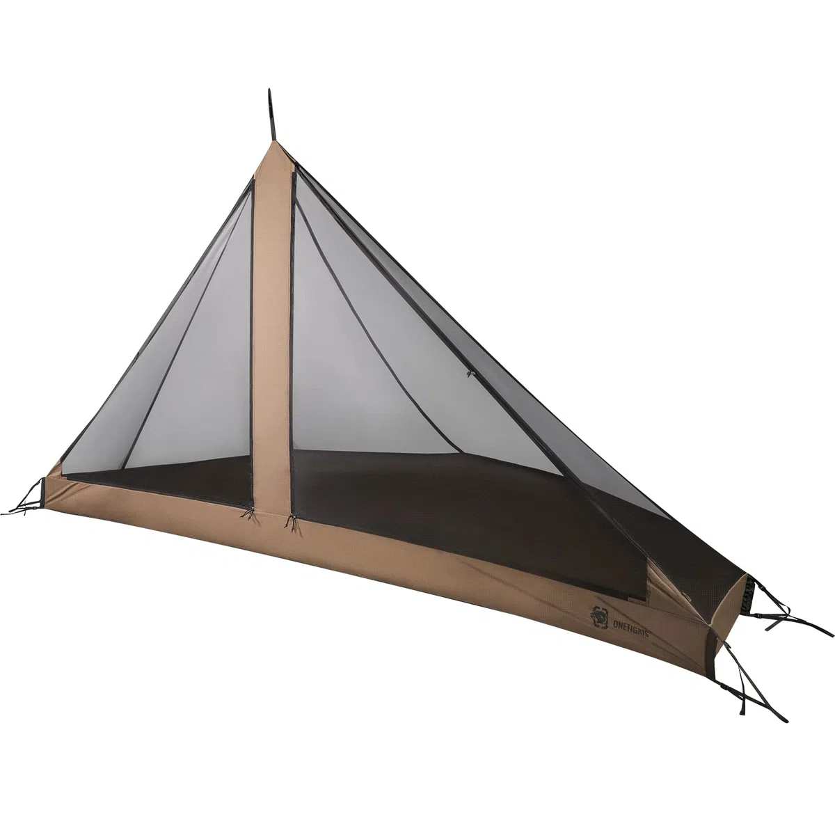 OneTigris Rock Fortress 2-3 Personen Halbkuppel Mesh Innenzelt mit 4000mm Zelt Wannenboden für Camping Wandern für 4-6 Personen Pyramidenzelt