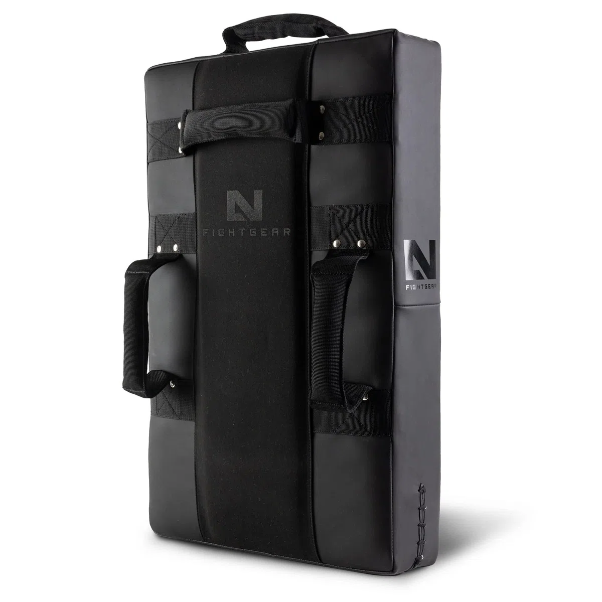 LNX Schlagpolster Pratze Ultimatte gerade - Mattschwarz Ultimatte Black XL Stoßkissen Pratze für Kickbox- Muay Thai Training usw.