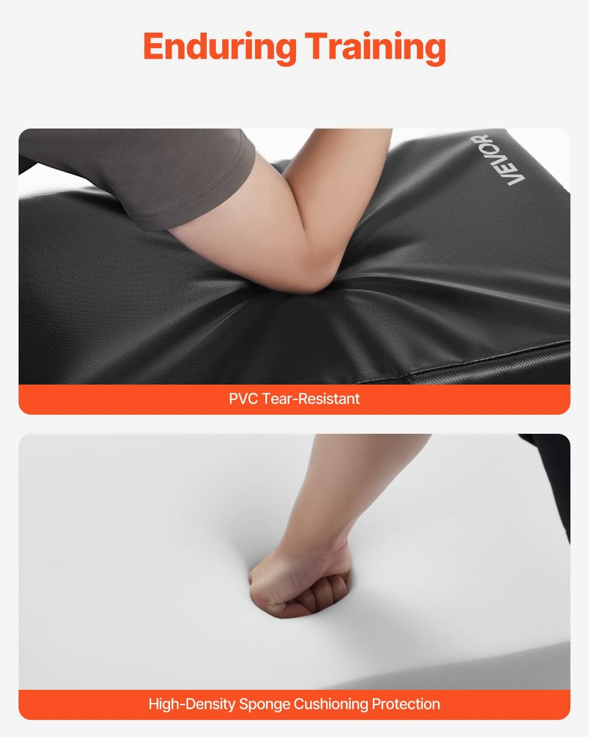 VEVOR Fußball-Blocking-Dummy Blocking-Pads (600 x 405 x 120 mm), Kick-Shield-Pad mit Griffen, Tackling-Dummies aus hochdichtem Schwamm, Trainingsgerät für Basketball Hockey Lacrosse, 2 STK.