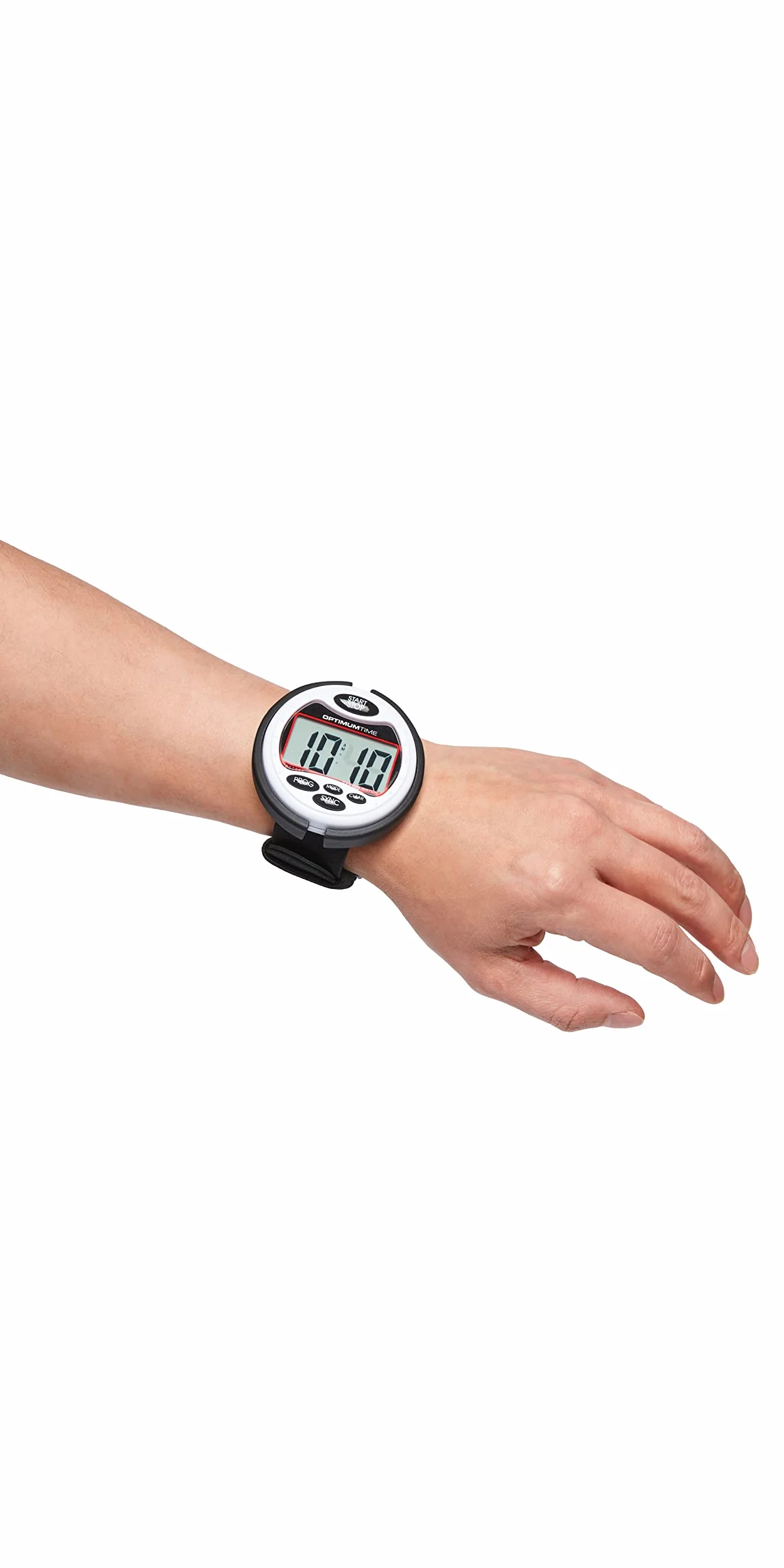 Optimum Time Series 3 Segelyacht- und Beibootuhr in Weiß - Wasserfester Race Timer für Segelyacht und Beiboot