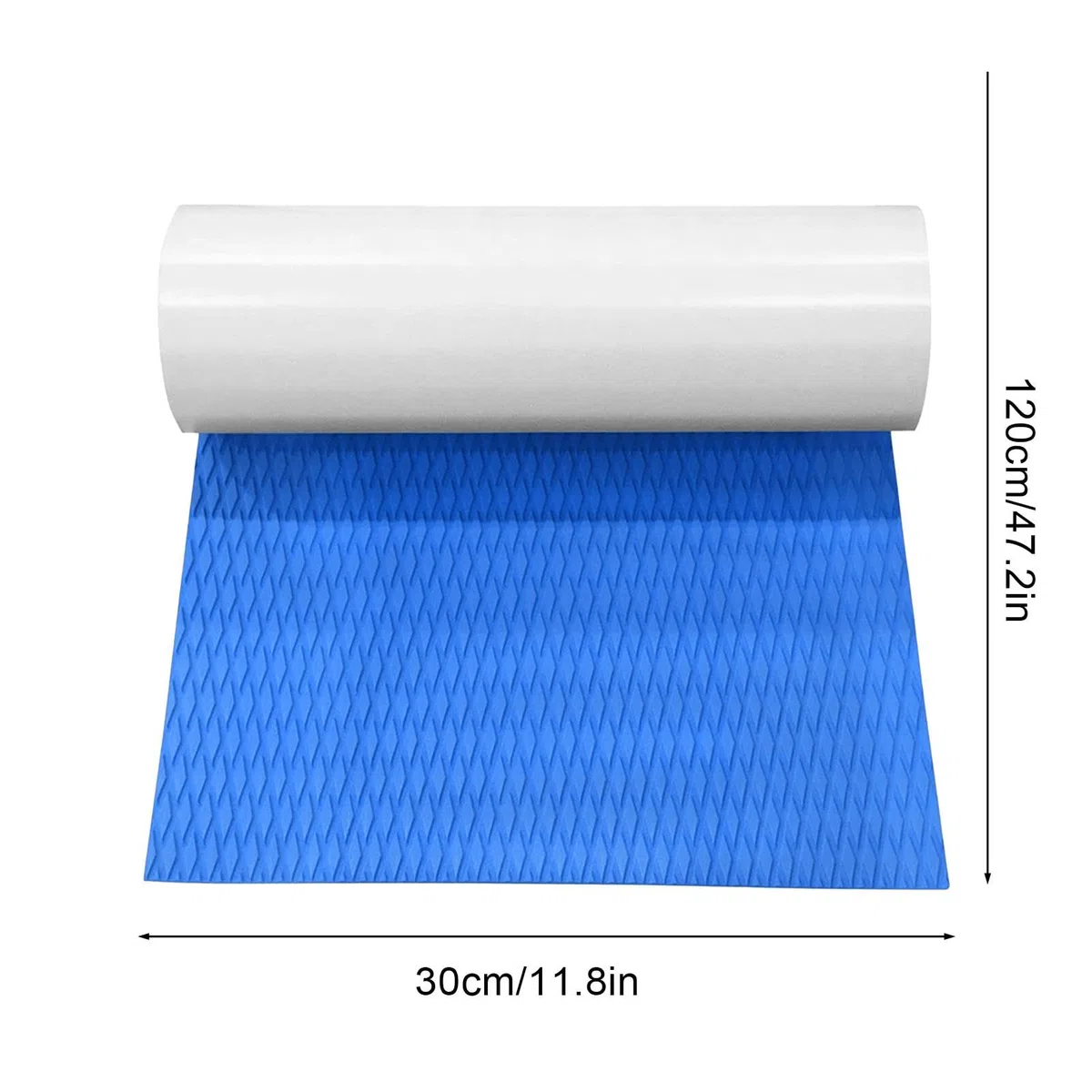 su-p Traction Pad Deck Grip Matte, Surfboard Mat Grip Surfboard Yatch Deck Pad, Rutschfester Selbstklebender Bodenbelag, Trimmbar Eva-Pad Für su-p, Surfen, Skimboards Standup & Mehr, 120 X 30 cm