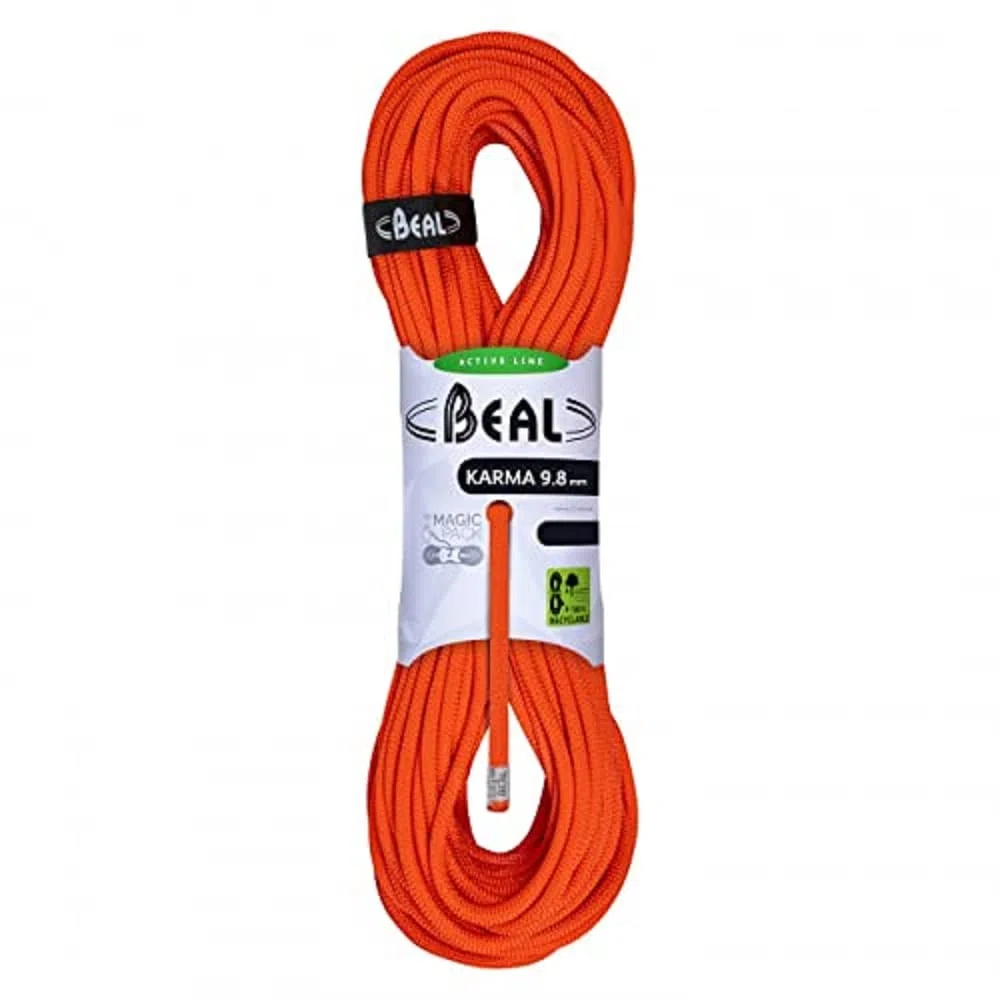 Beal Karma Kletterseil, 9,8 mm, einfarbig, 60 m