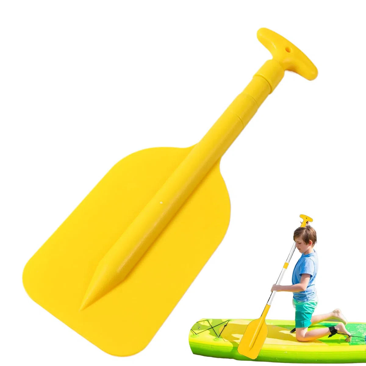 Paddel Für Boote | Teleskopierbares Kinderpaddel Für Boote,Outdoor Sicherheitsausrüstung Aus Aluminiumlegierung Für Wassersport, Teens Anfänger Schüler Kajak