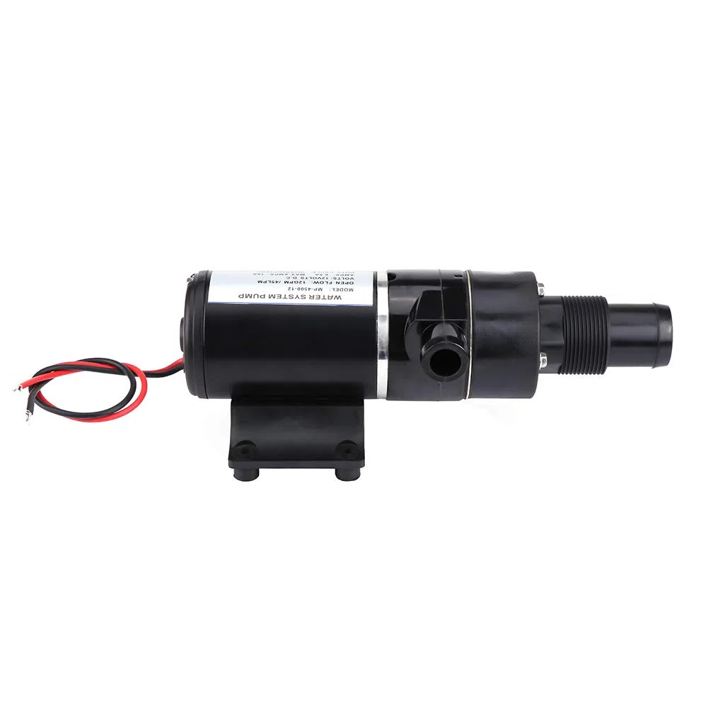 Ejoyous Zerhackerpumpe Fäkalienpumpe Fäkalien-Absaugpumpe 12V Hochdruck-Membran-Selbstansaugpumpe, Hochdruck-Wasserpumpe für Marine Boote Yacht Wohnwagen Camping Outdoor Garten