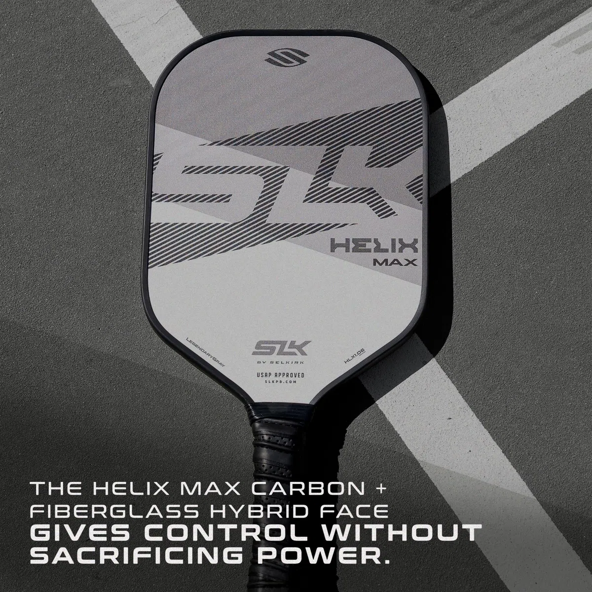 Selkirk Sport SLK Helix Pro Pickleball-Paddel | Thermogeformter Kohlefaserkern Pickleball-Paddel mit Kohlefaser und Fiberglas-Hybrid-Oberfläche | unübertroffene Kontrolle