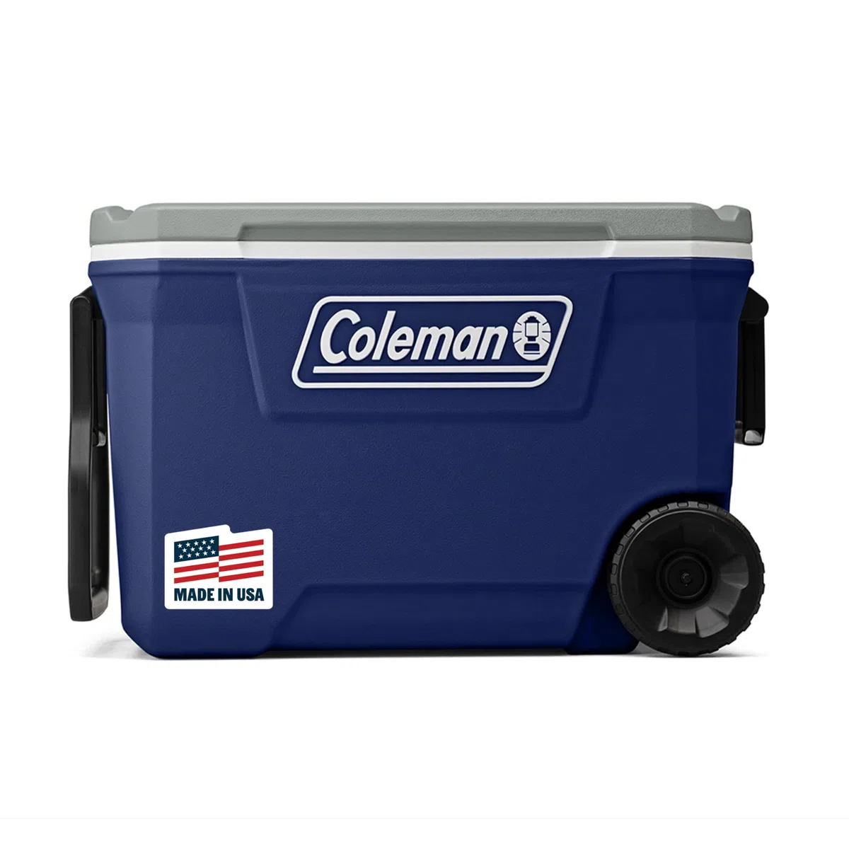 Coleman Classic Series Isolierter tragbarer Kühler mit Rädern, auslaufsicherer Outdoor-Kühler hält EIS bis zu 5 Tage, 62 Quart