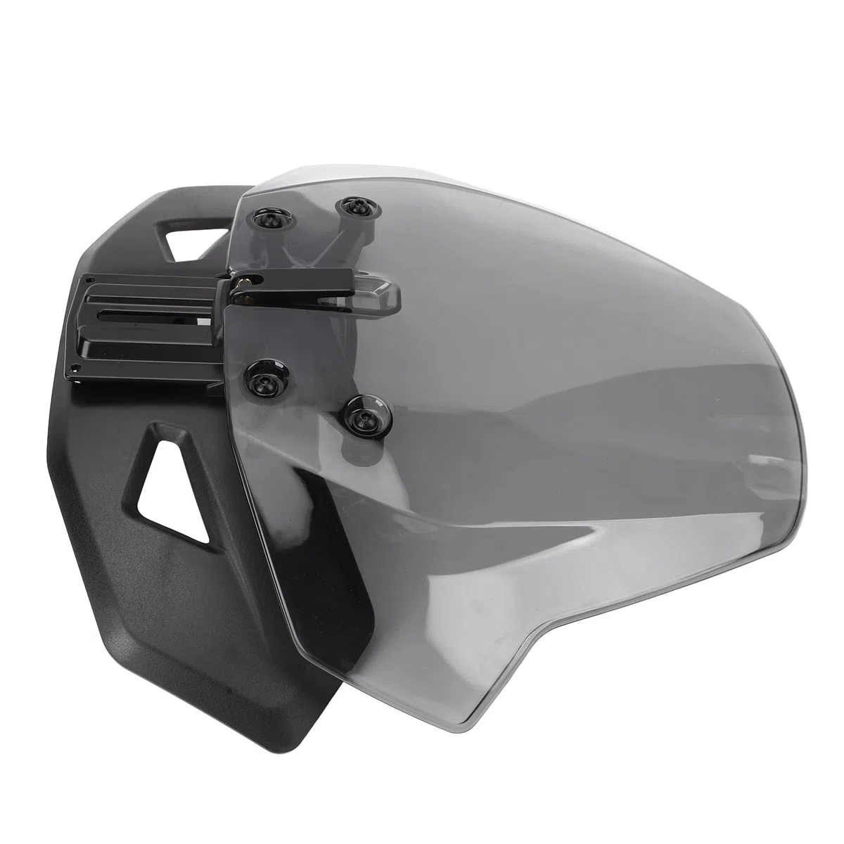 Einstellbare Windschutzscheibe 219401032, Maximale Auswirkung, Komfort, Einfache Installation, Anpassungen für Ryker 600, Ryker 900, Ryker Rally mit PC -Material (Grau)