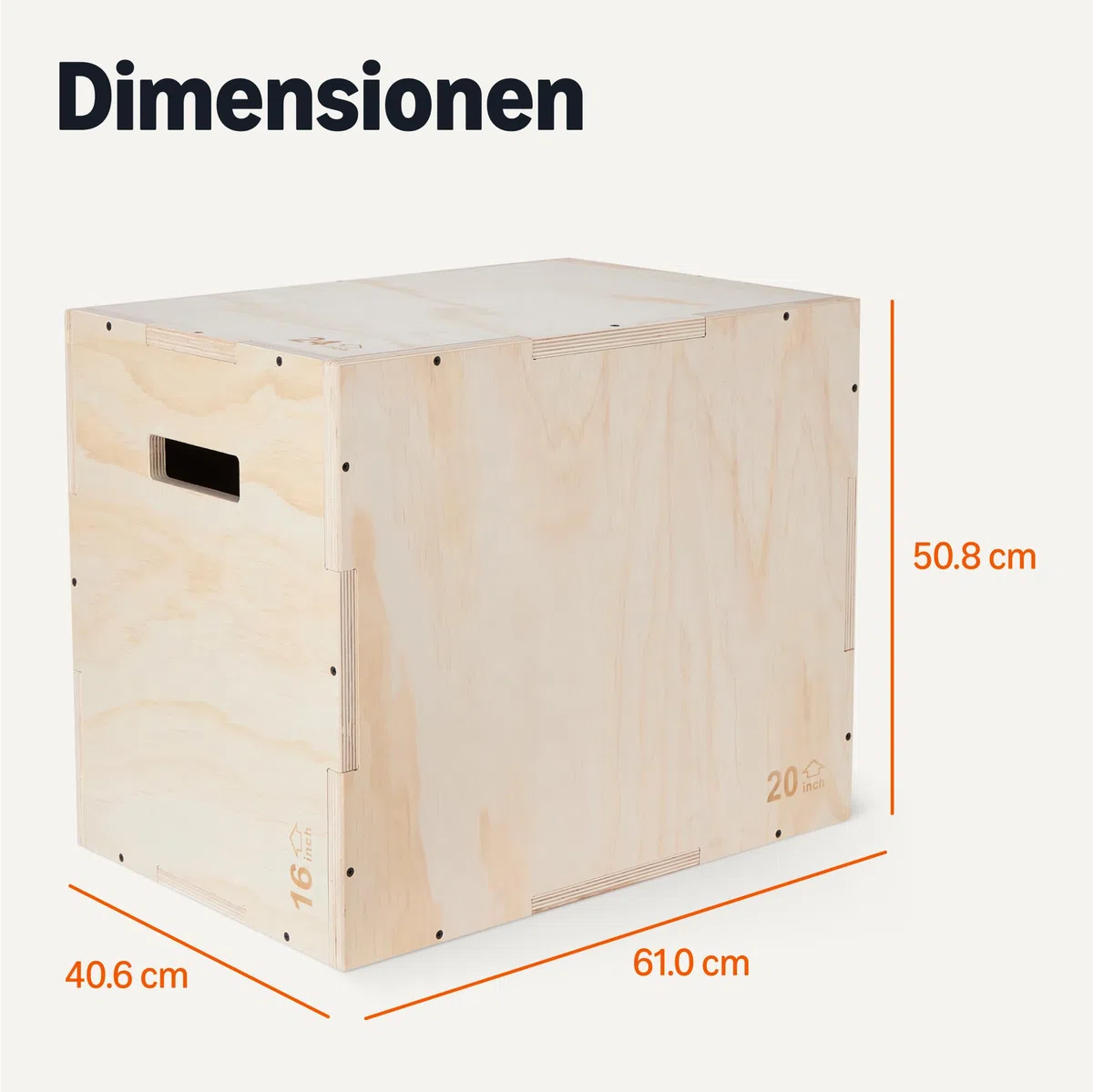 Amazon Basics Plyometric Jump Box, Plyo Box Jumps for Home Gym
