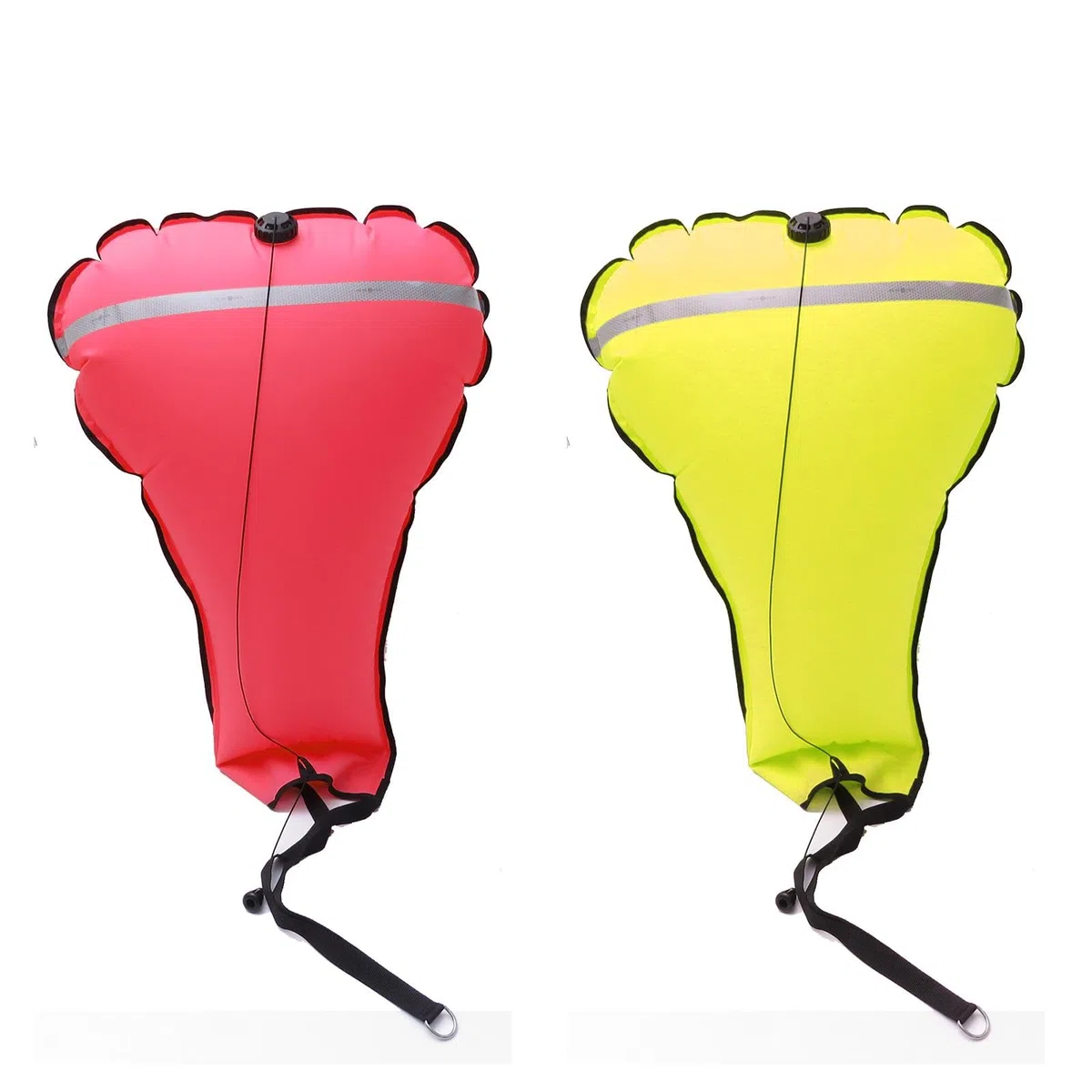 harayaa Hebesack Aus Polyether 210DTPU Nylon, Rettungsboje, Auftriebskörper, Tauchzubehör mit Ablassventil, Geeignet für Professionelles Tauchen Und Wasserspo