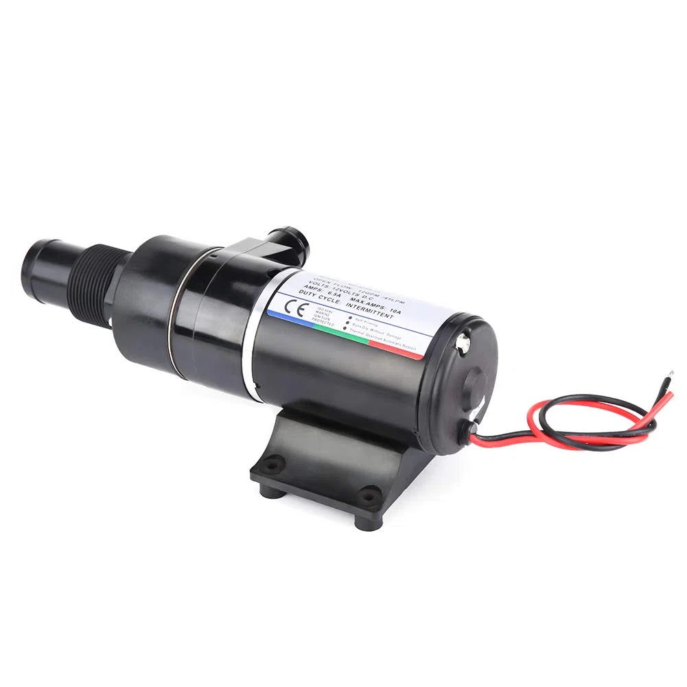 Ejoyous Zerhackerpumpe Fäkalienpumpe Fäkalien-Absaugpumpe 12V Hochdruck-Membran-Selbstansaugpumpe, Hochdruck-Wasserpumpe für Marine Boote Yacht Wohnwagen Camping Outdoor Garten