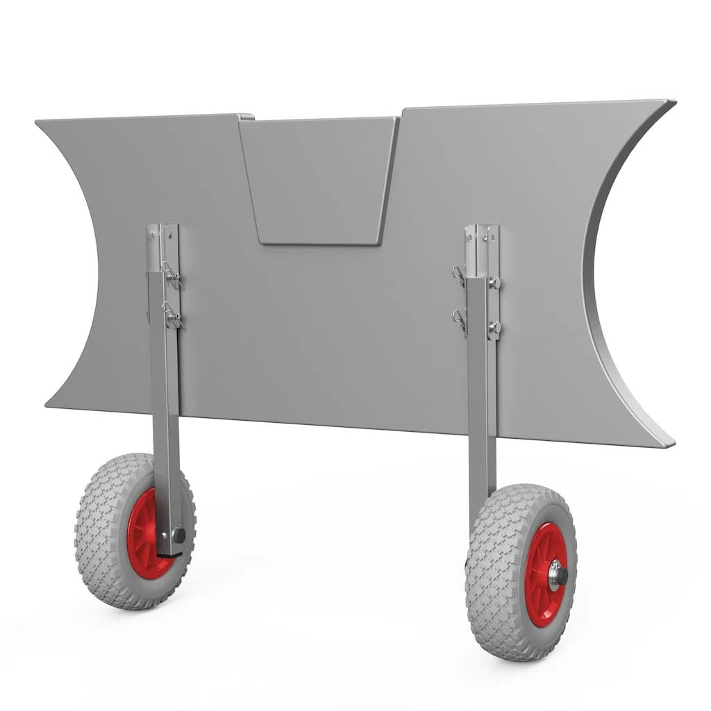 SUPROD Heckräder Slipräder Schlauchbooträder Transporträder klappbar Edelstahl ET200
