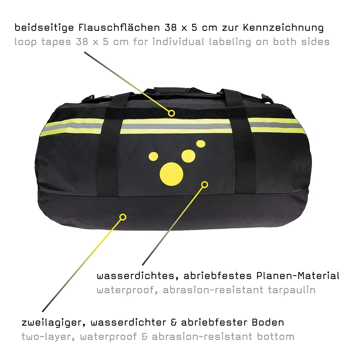 tee-uu BARRELBAG Bekleidungstasche | Verschiedene Varianten | robust aus Plane