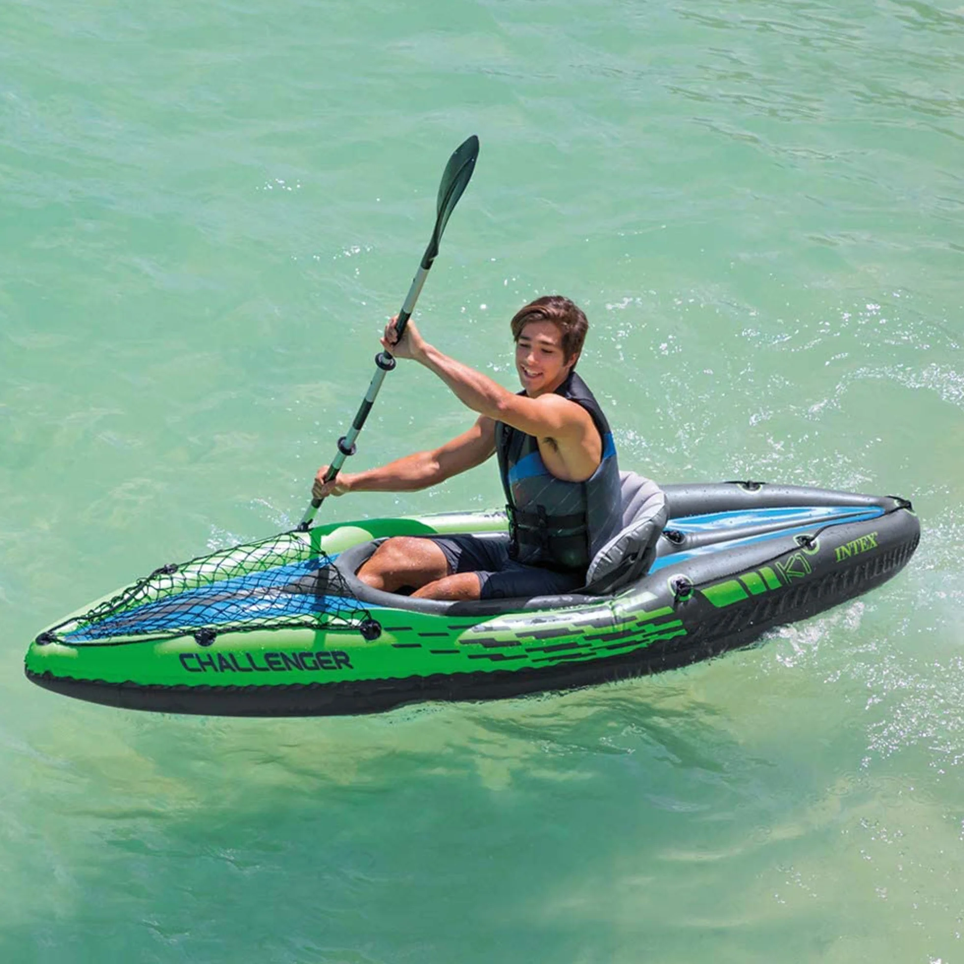 Intex Challenger Kajak-Set mit Aluminium-Rudern