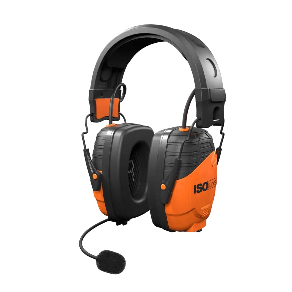 ISOtunes LINK 2.0 Bluetooth-Ohrenschützer: EN352-konformer verbesserter kabelloser Gehörschutz mit 50 Stunden Akkulaufzeit und 25 dB Geräuschreduzierung